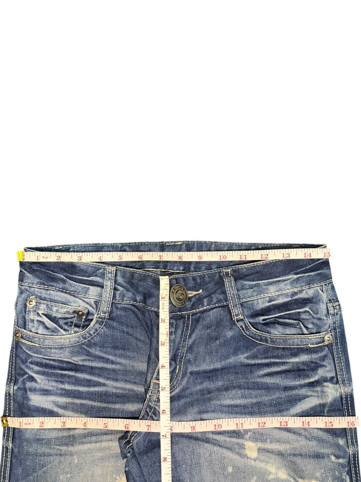 Ksubi Vintage Japanese Brand Bleached Distressed Jeans Size 30" / US 8 / IT 44 - 6 Thumbnail