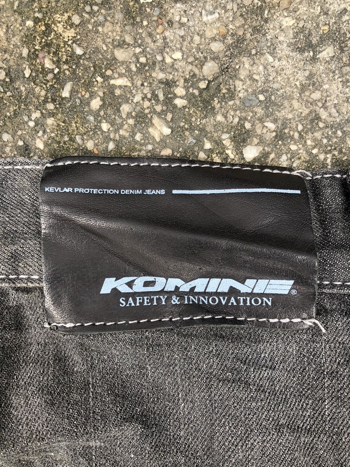 Japanese Brand 💥RARE!💥Vintage Komine Kevlar Protection Denim Baggy Jeans Size US 32 / EU 48 - 16 Thumbnail