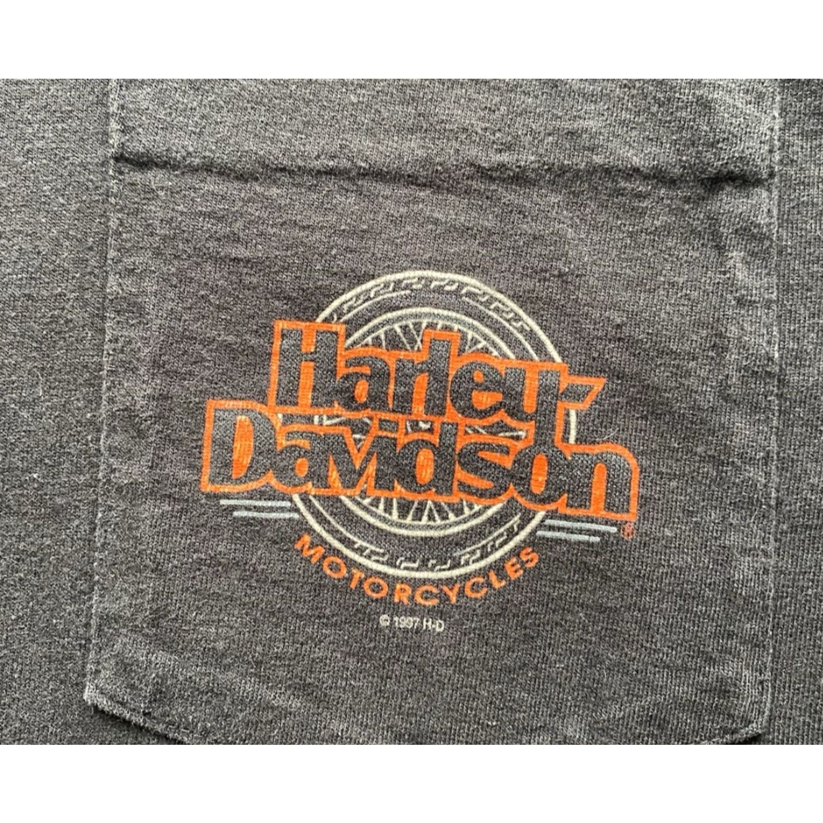 Harley Davidson VINTAGE Harley-Davidson Long Sleeve Shirt M Men Black 1997 Wisconsin Harley-Davidson 90s Biker Motorcycle Wisconsin United States Size US M / EU 48-50 / 2 - 4 Thumbnail