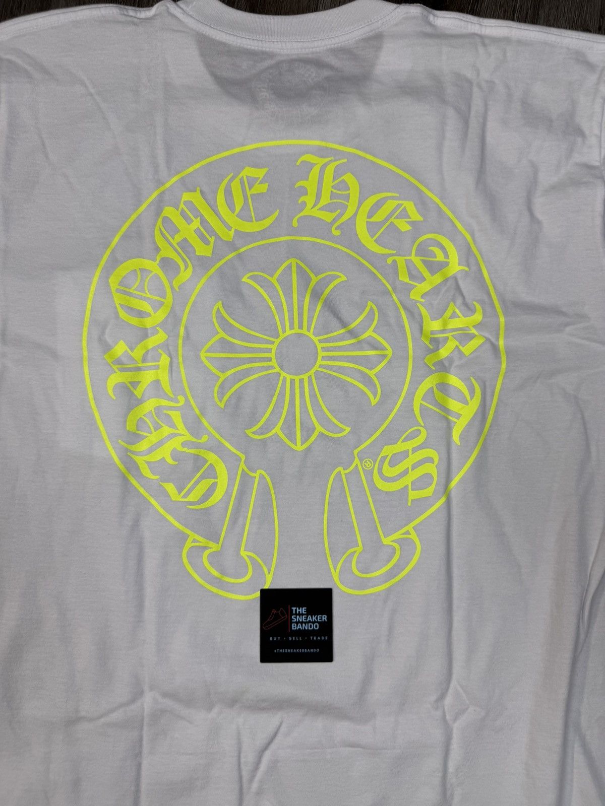Chrome Hearts Chrome Hearts White Neon Horseshoe Pocket Tee Shirt Large Size US L / EU 52-54 / 3 - 2 Thumbnail