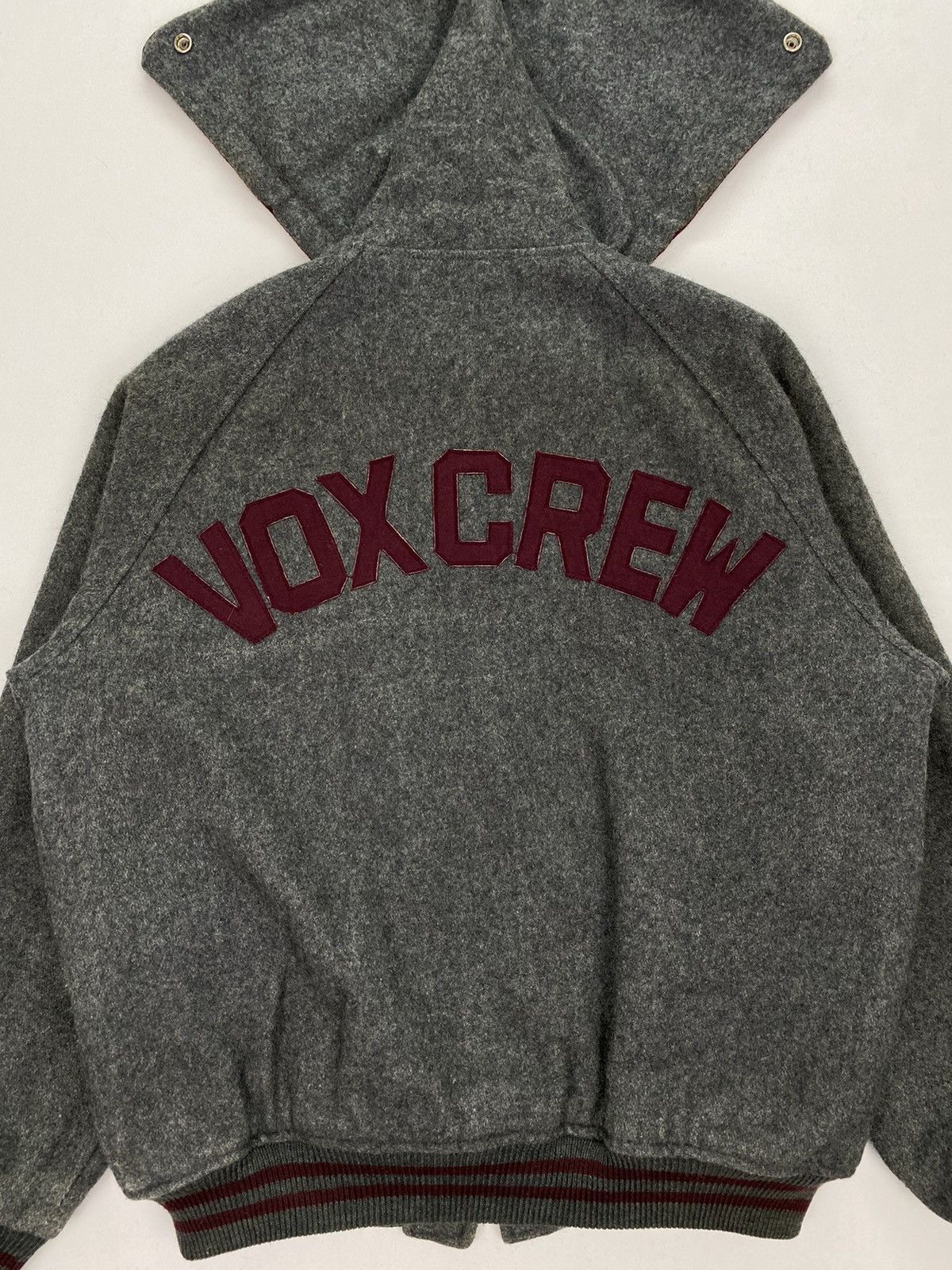 Vintage Vintage Vox Hooded Varsity Jacket Size US M / EU 48-50 / 2 - 4 Thumbnail
