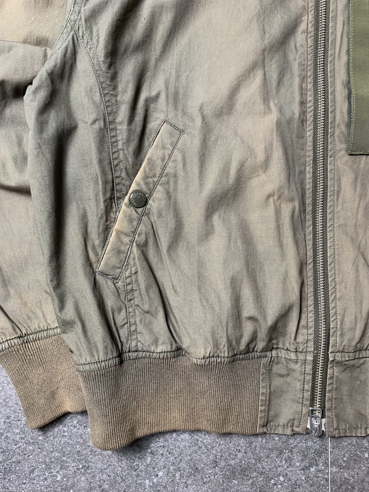 Beams Plus 2000s Beams Faded Military Bomber Jacket Size US M / EU 48-50 / 2 - 5 Thumbnail