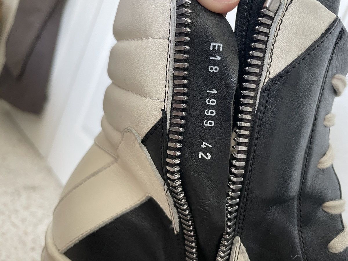 Rick Owens SS18 Dirt Geobaskets black and white Size US 8.5 / EU 41-42 - 5 Thumbnail