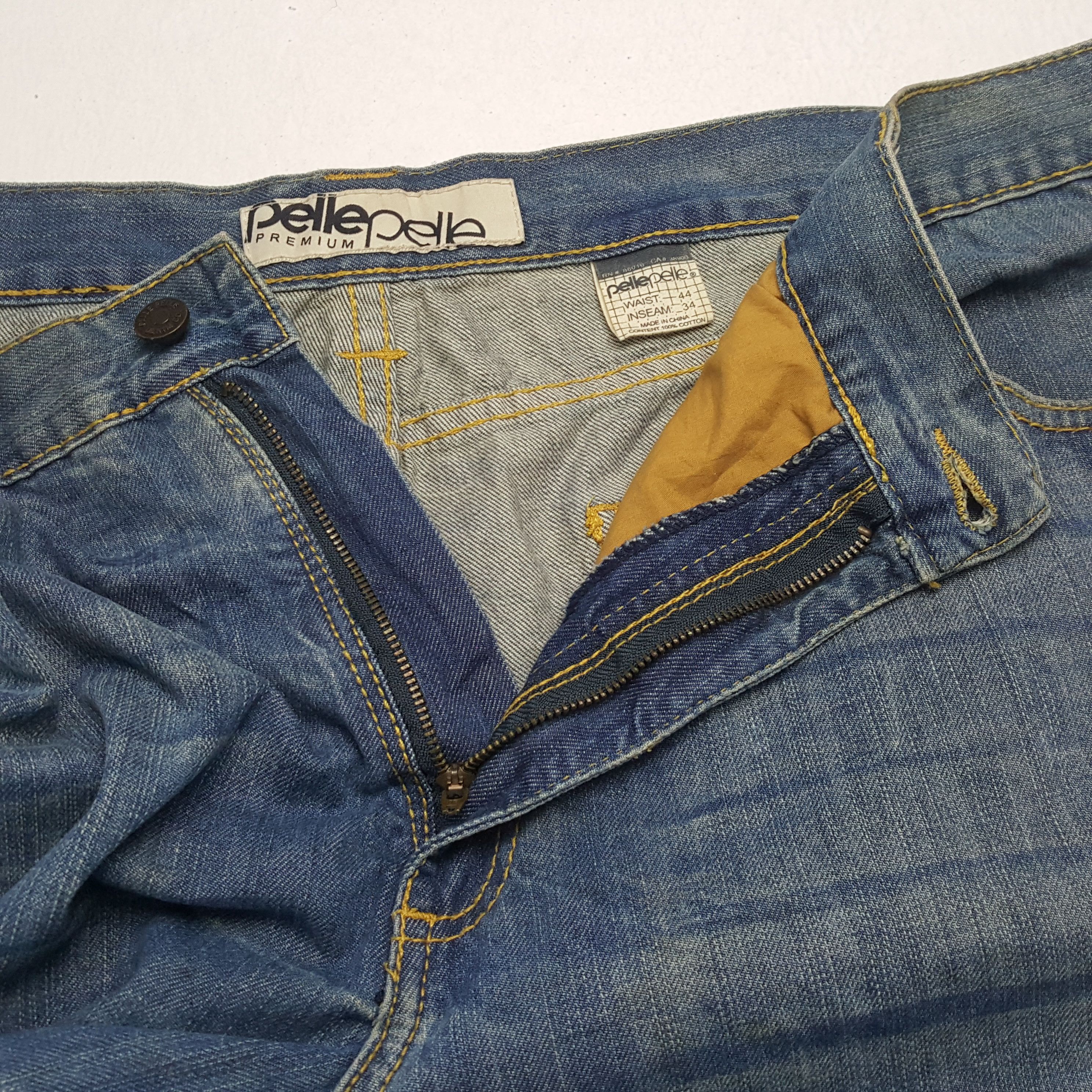 Pelle Pelle × Vintage PELLE PELLE Big Size Fashion Style Jeans Size US 42 / EU 58 - 12 Thumbnail