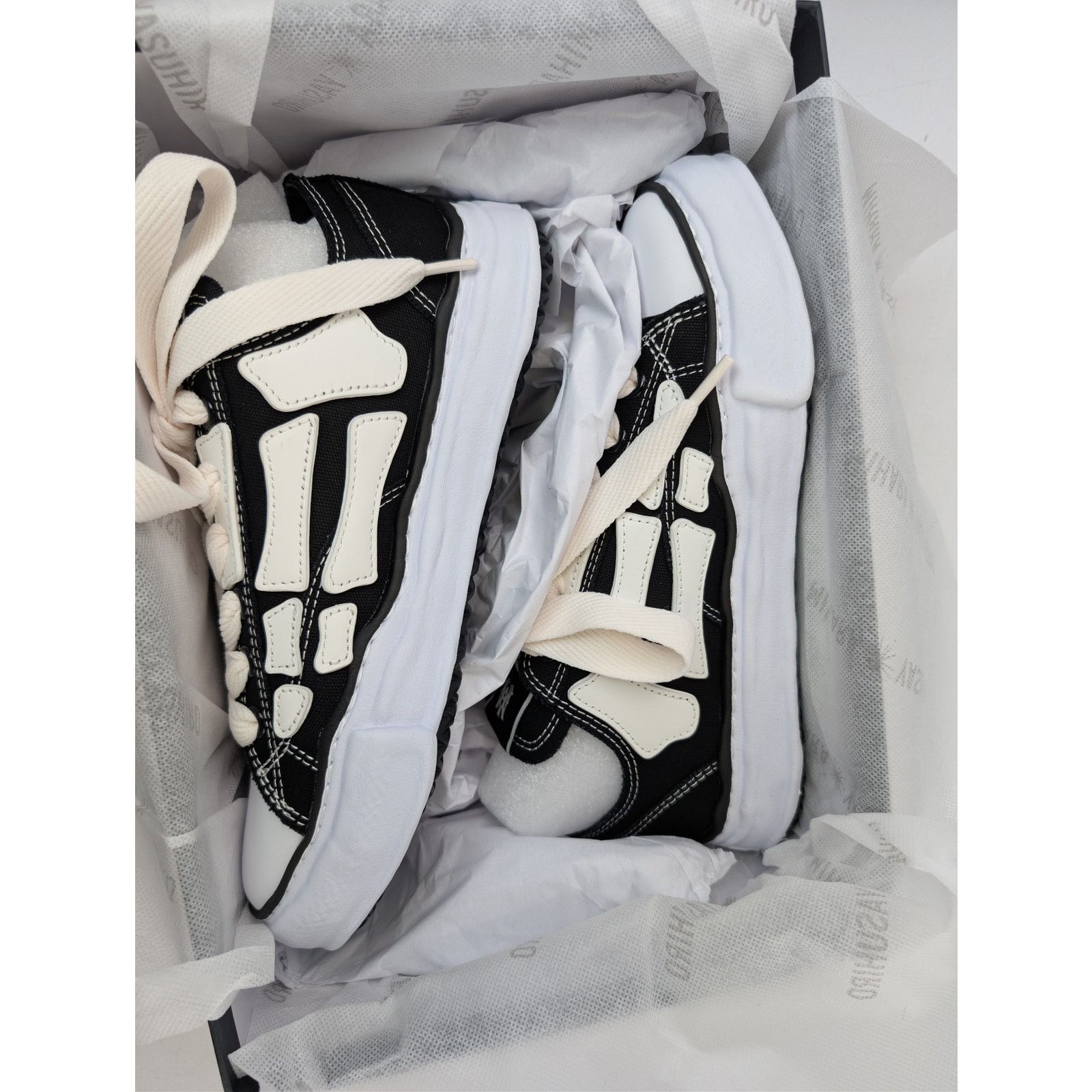 Amiri o1rshd1 Maison Mihara Yasuhiro Low-Top Sneakers in Black Size US 9 / EU 42 - 21 Thumbnail