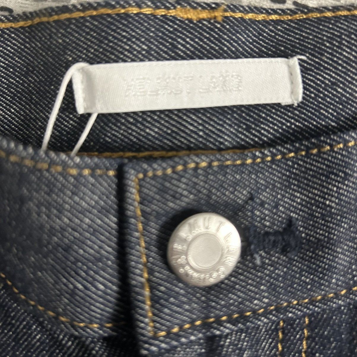 Helmut Lang New Helmut Lang Raw Indigo Slim Straight Jeans Size 30 Size US 30 / EU 46 - 3 Thumbnail