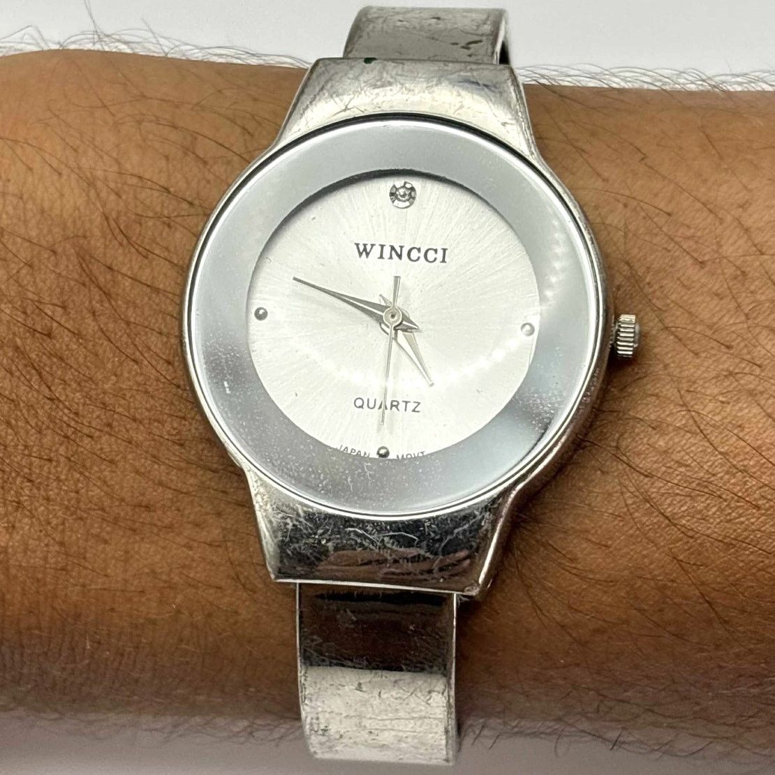 Other Vintage Silver Wincci Cuff Watch Size ONE SIZE - 2 Thumbnail