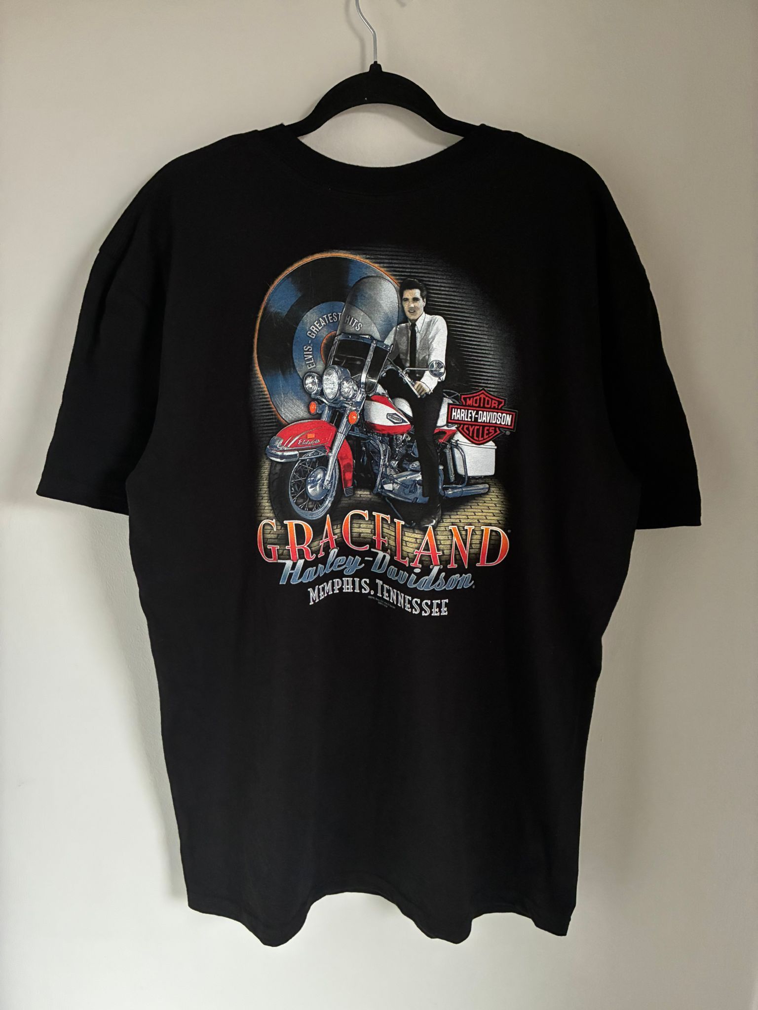 Harley Davidson Vintage Harley Davidson Elvis Presley band tee rock racing Size US L / EU 52-54 / 3 - 7 Thumbnail