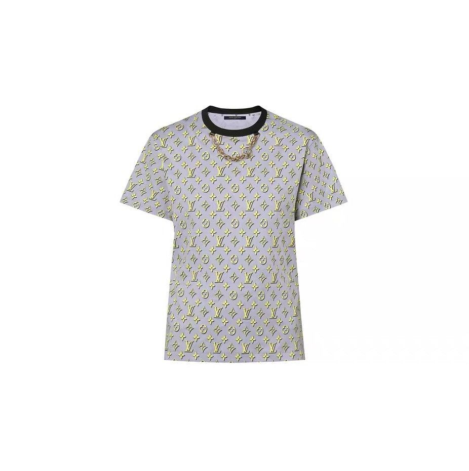 Louis Vuitton Louis Vuitton all-over print short sleeve T-shirt Size US XL / EU 56 / 4 - 6 Thumbnail