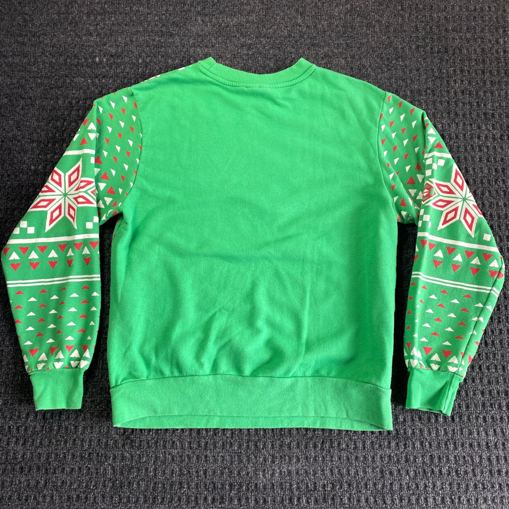 Disney Disney Mickey Mouse Christmas Sweater Unisex Adults Crew Neck Green Fleece Knit M Regular Pullover Size M / US 6-8 / IT 42-44 - 3 Thumbnail