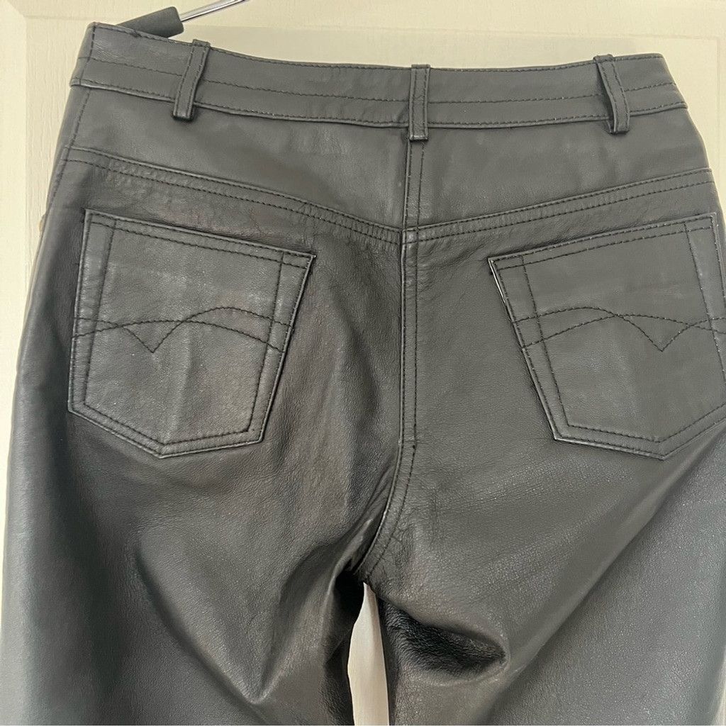 Danier Danier Leather pants genuine size 2, 28 inch straight leg Size 28" / US 6 / IT 42 - 7 Thumbnail