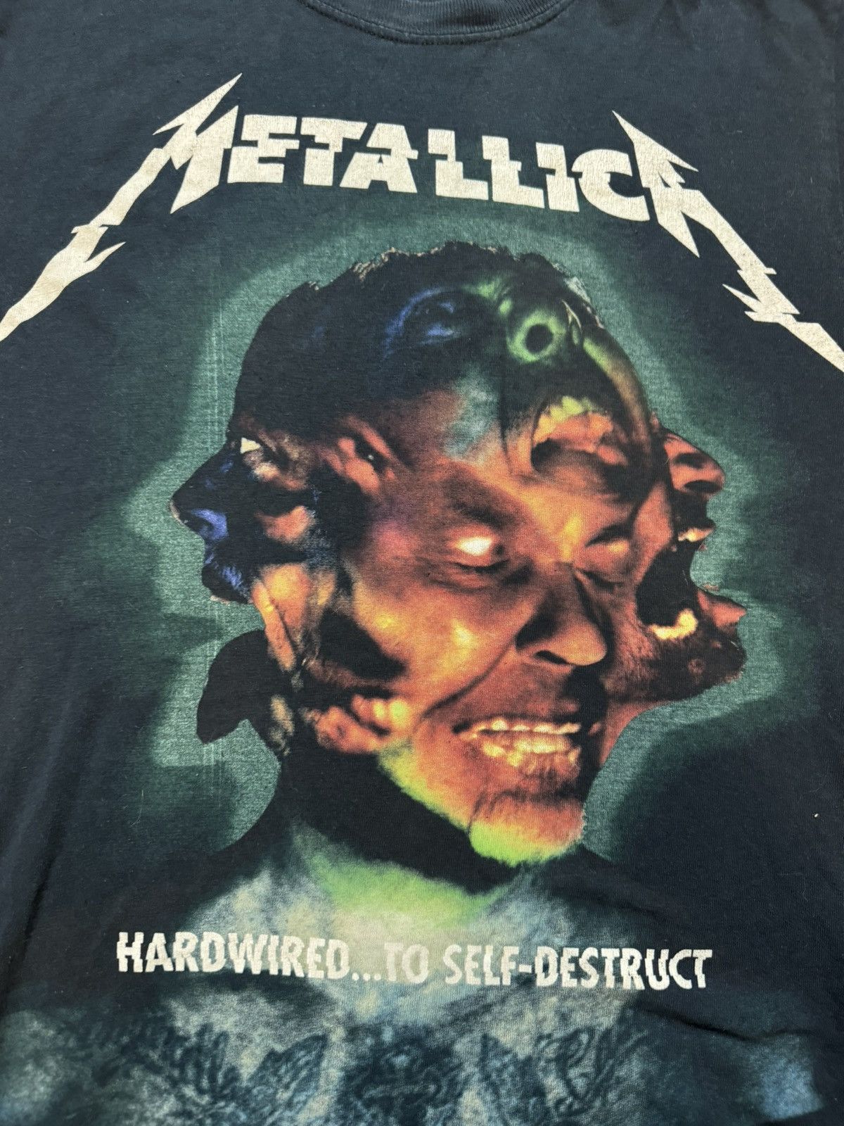 Band Tees × Vintage RARE METALLICA HARDWIRED TO SELF DESTRUCT WORL TOUR 90s Size US S / EU 44-46 / 1 - 2 Thumbnail