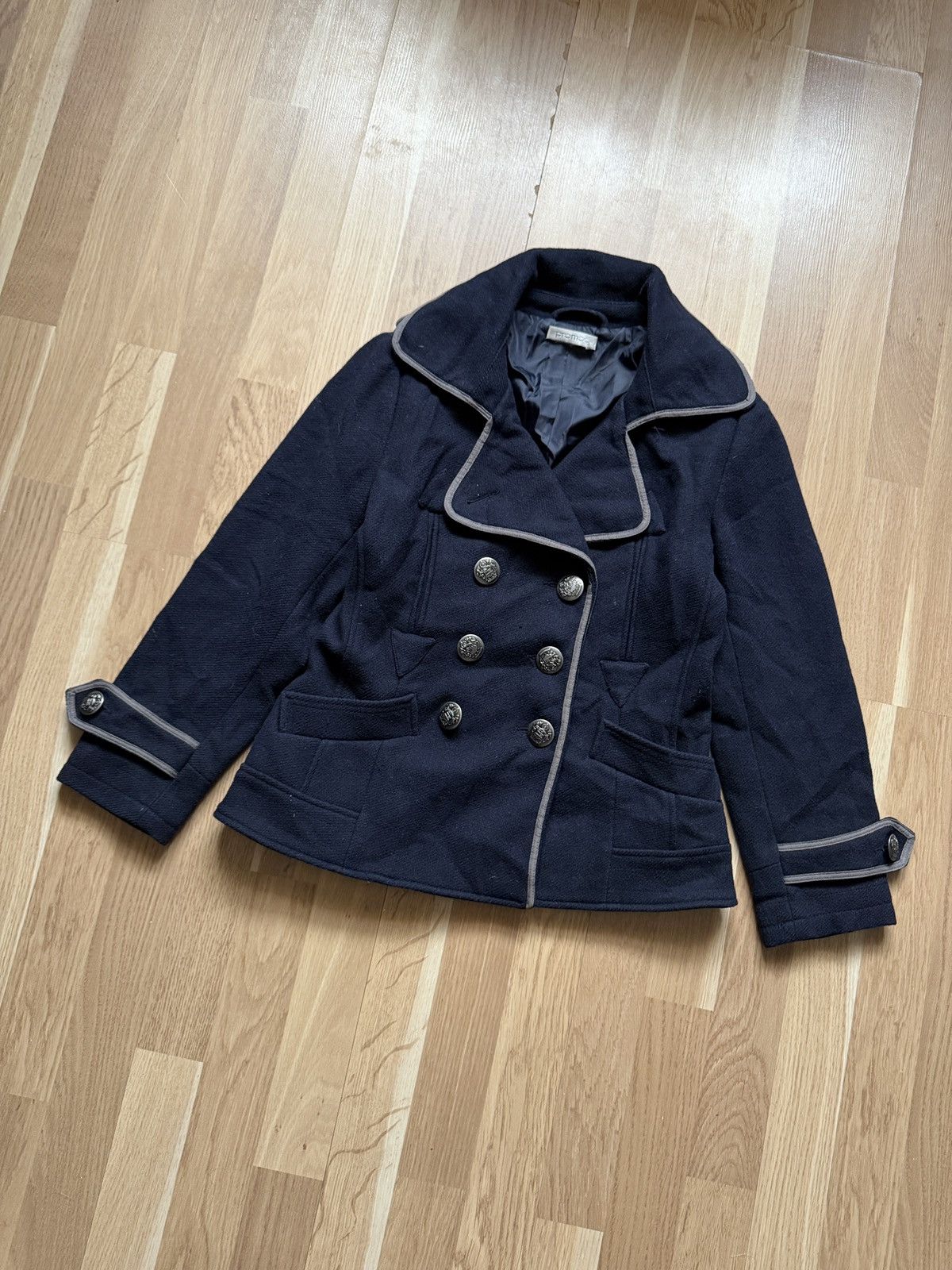 If Six Was Nine Vintage napoleon coat jacket archive france women 2000s Size M / US 6-8 / IT 42-44 - 2 Thumbnail