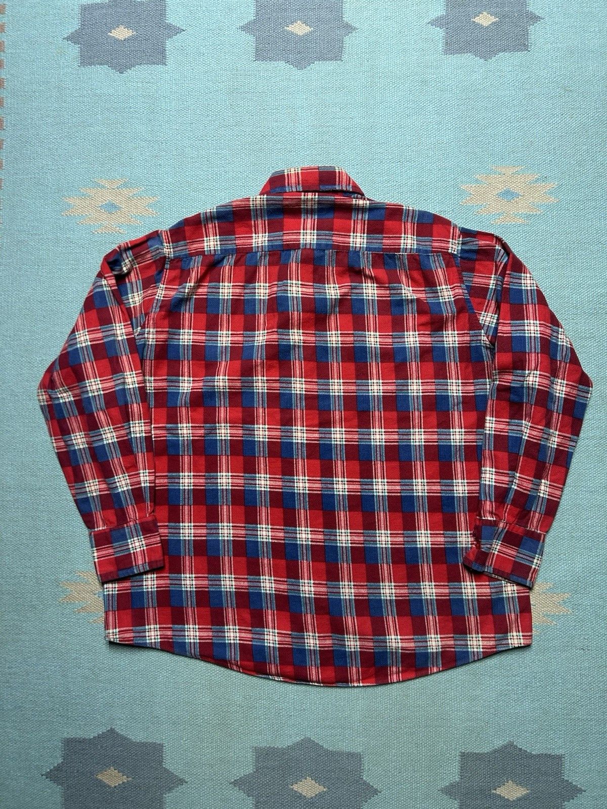 Vintage Vintage flannel shirt brushed cotton soft plaid large Size US L / EU 52-54 / 3 - 6 Thumbnail