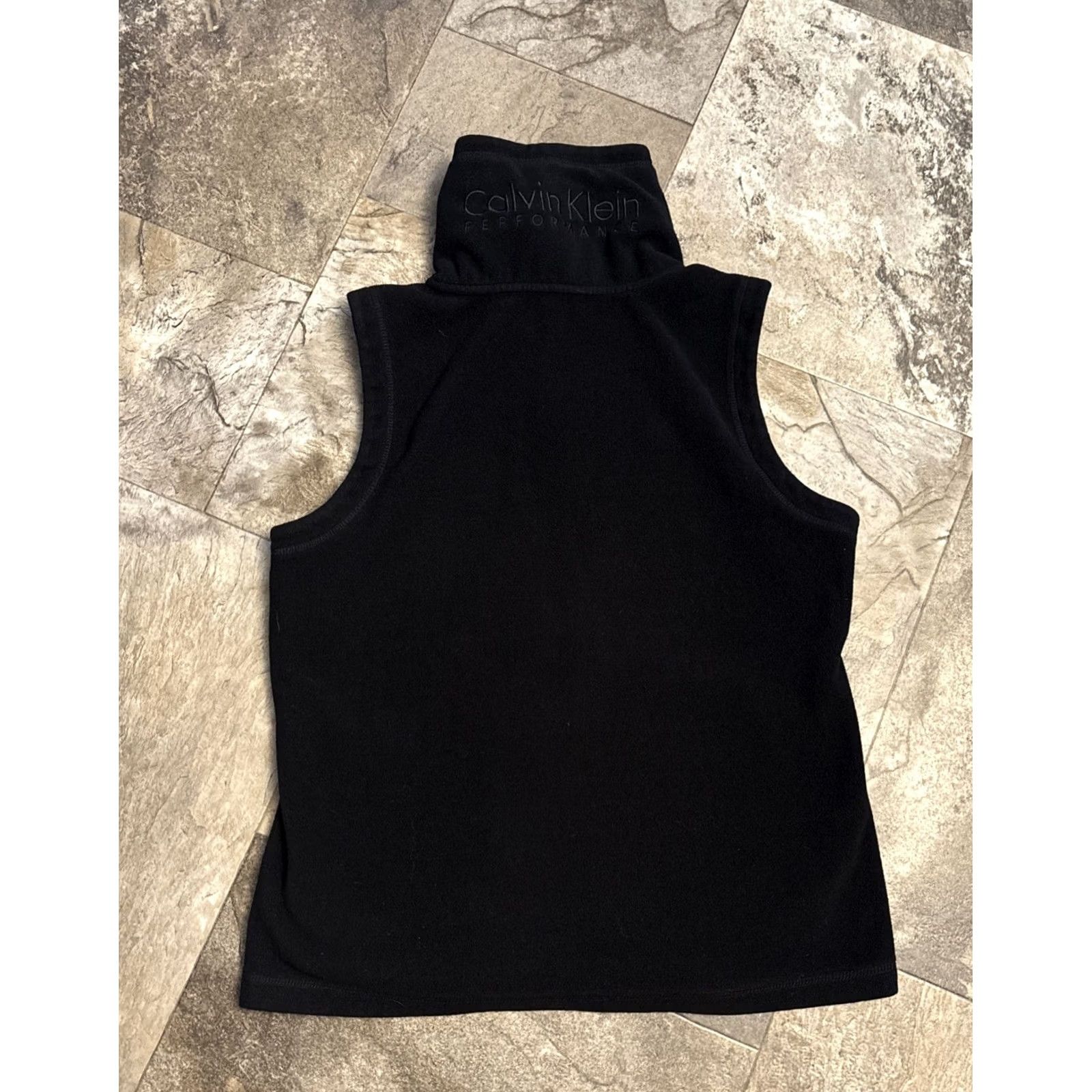 Calvin Klein Calvin Klein Performance fleece vest Full Zip pockets Black L Women Size L / US 10 / IT 46 - 2 Thumbnail