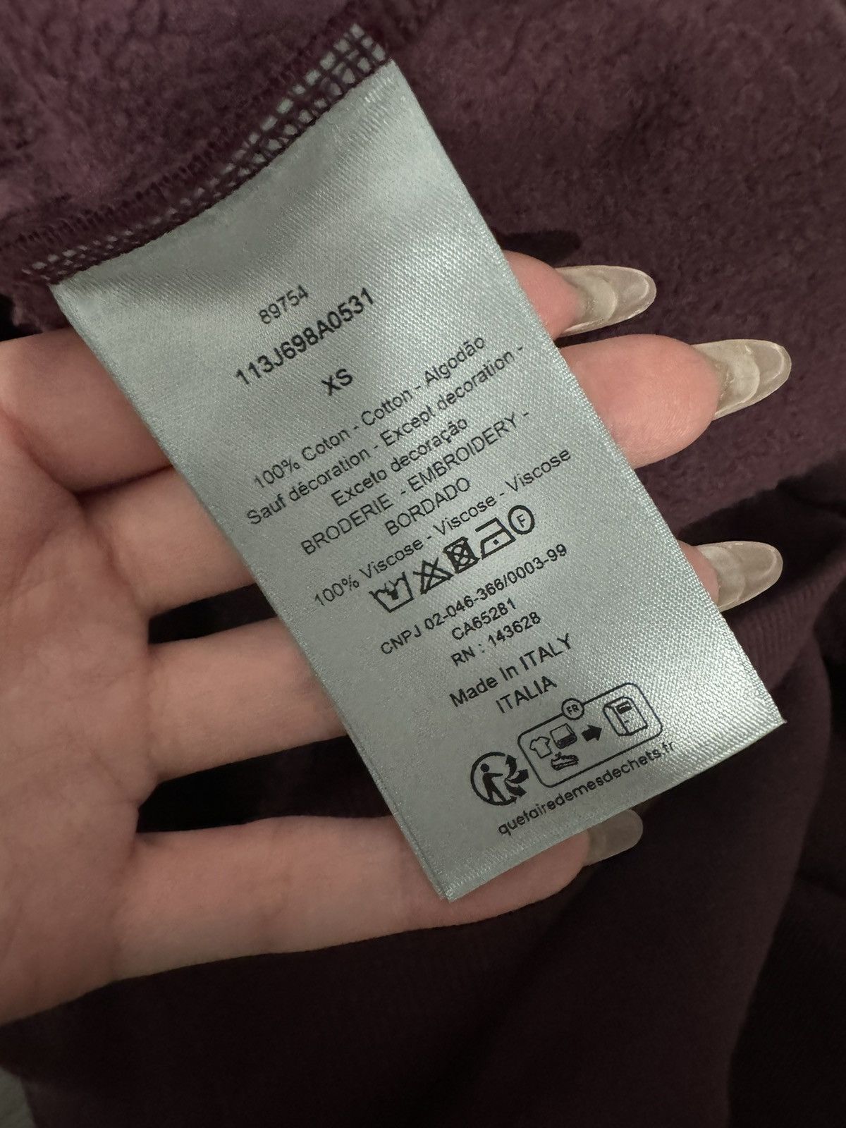 Dior Dior Icon Hooded Sweatshirt (brand new) Size US XS / EU 42 / 0 - 6 Thumbnail