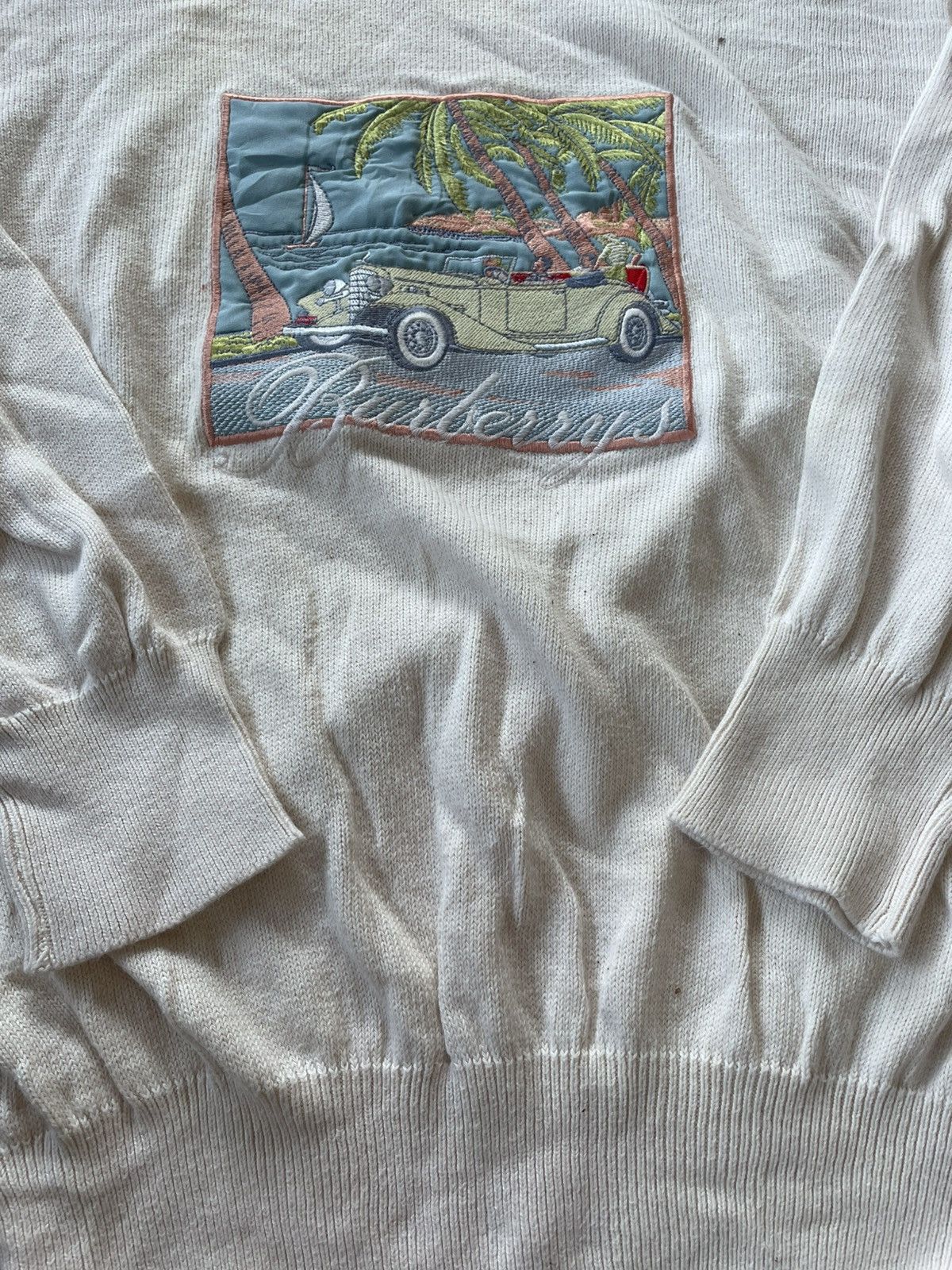 Burberry Vintage burberrys big logo sweatshirt Size US L / EU 52-54 / 3 - 2 Thumbnail