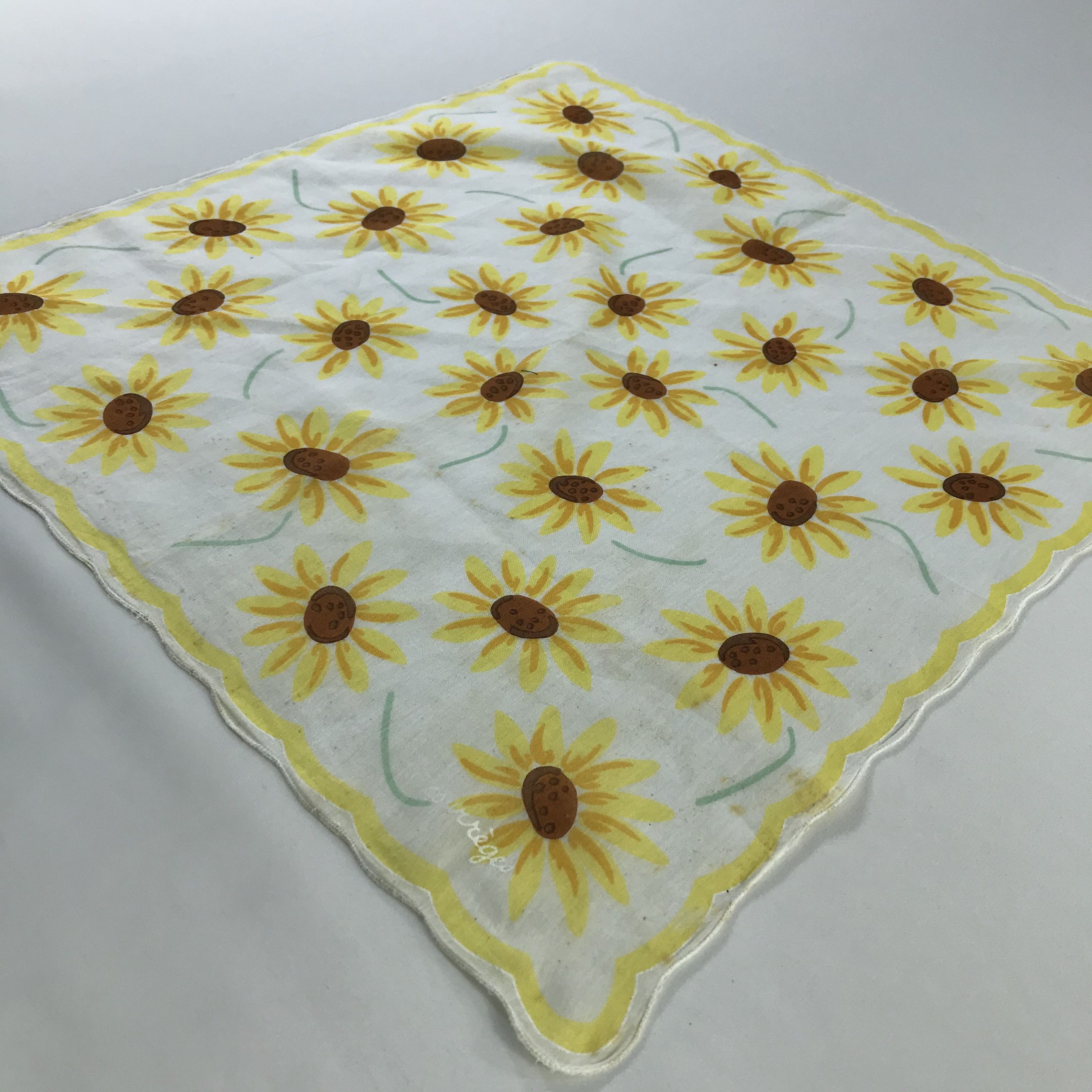 Courreges × Vintage Courreges Bandana / Handkerchief / Neckerchief - S422 Size ONE SIZE - 2 Thumbnail