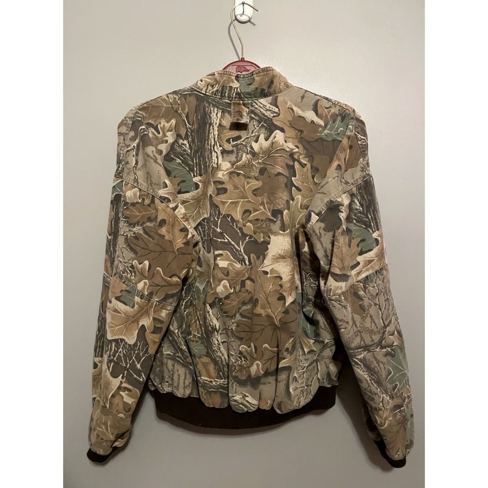 Vintage VINTAGE Cabela's Men’s Advantage Camo Full Zip Hunting Bomber Jacket L (B389) Size US L / EU 52-54 / 3 - 5 Thumbnail