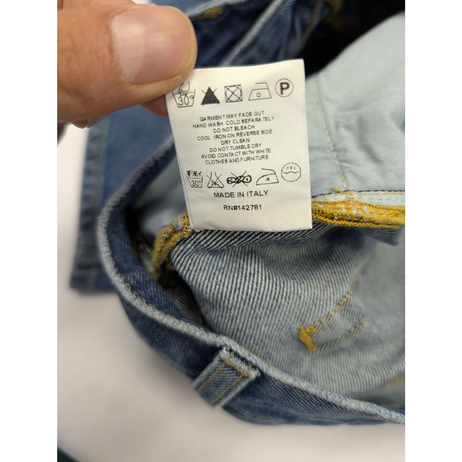 Aime Leon Dore o1rshd1 5 Pocket Mid Wash Denim Jeans in Blue Size US 30 / EU 46 - 18 Thumbnail