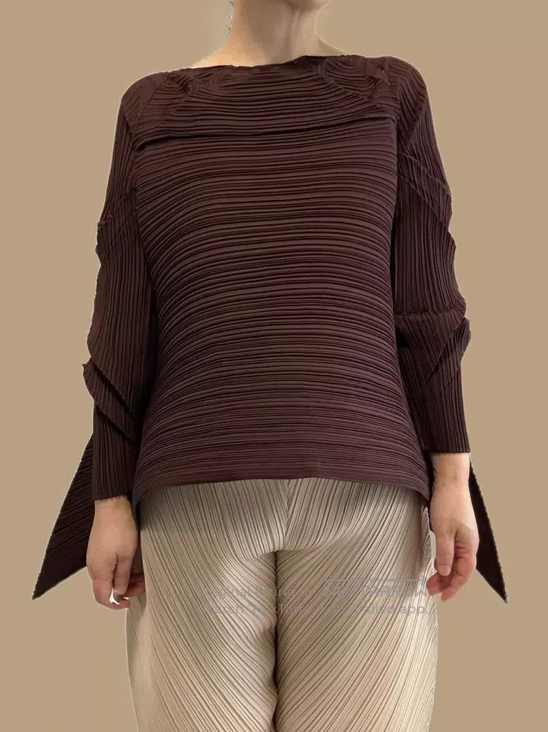 Issey Miyake Issey Miyake Spring Ruched Top Size M / US 6-8 / IT 42-44 - 2 Thumbnail