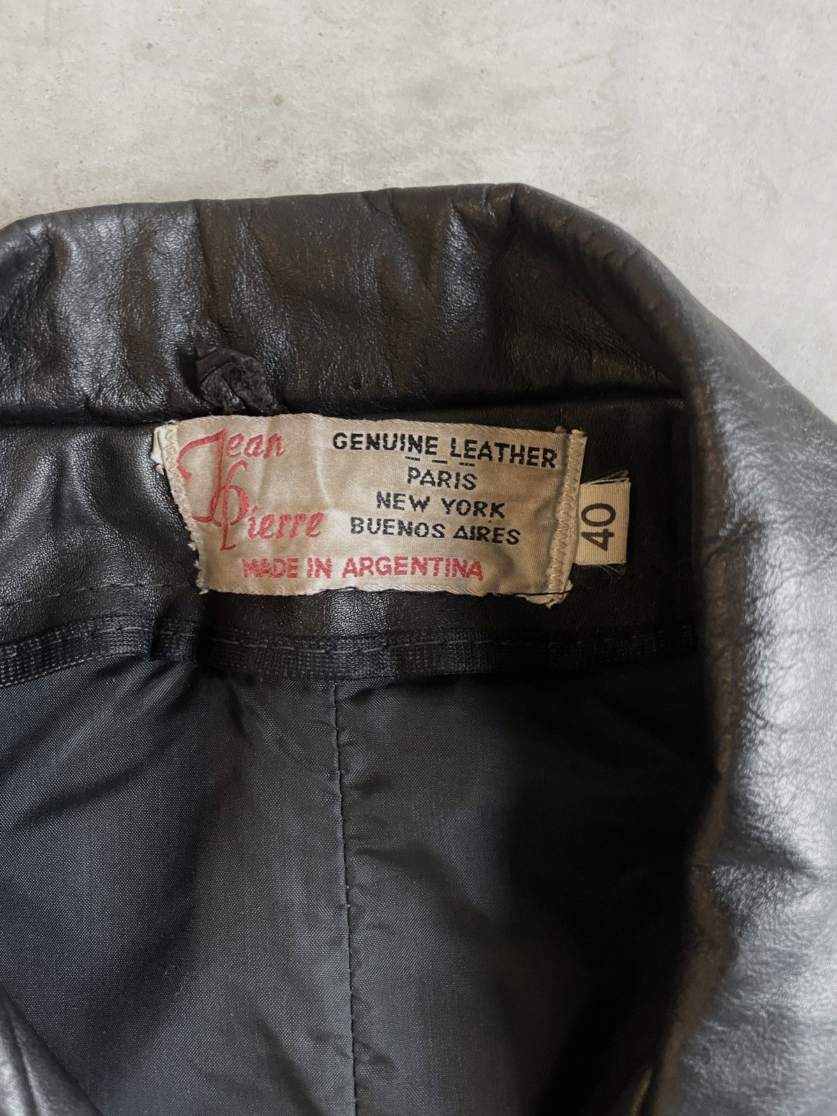 Vintage Vintage Slim Leather Jacket Size US M / EU 48-50 / 2 - 5 Thumbnail