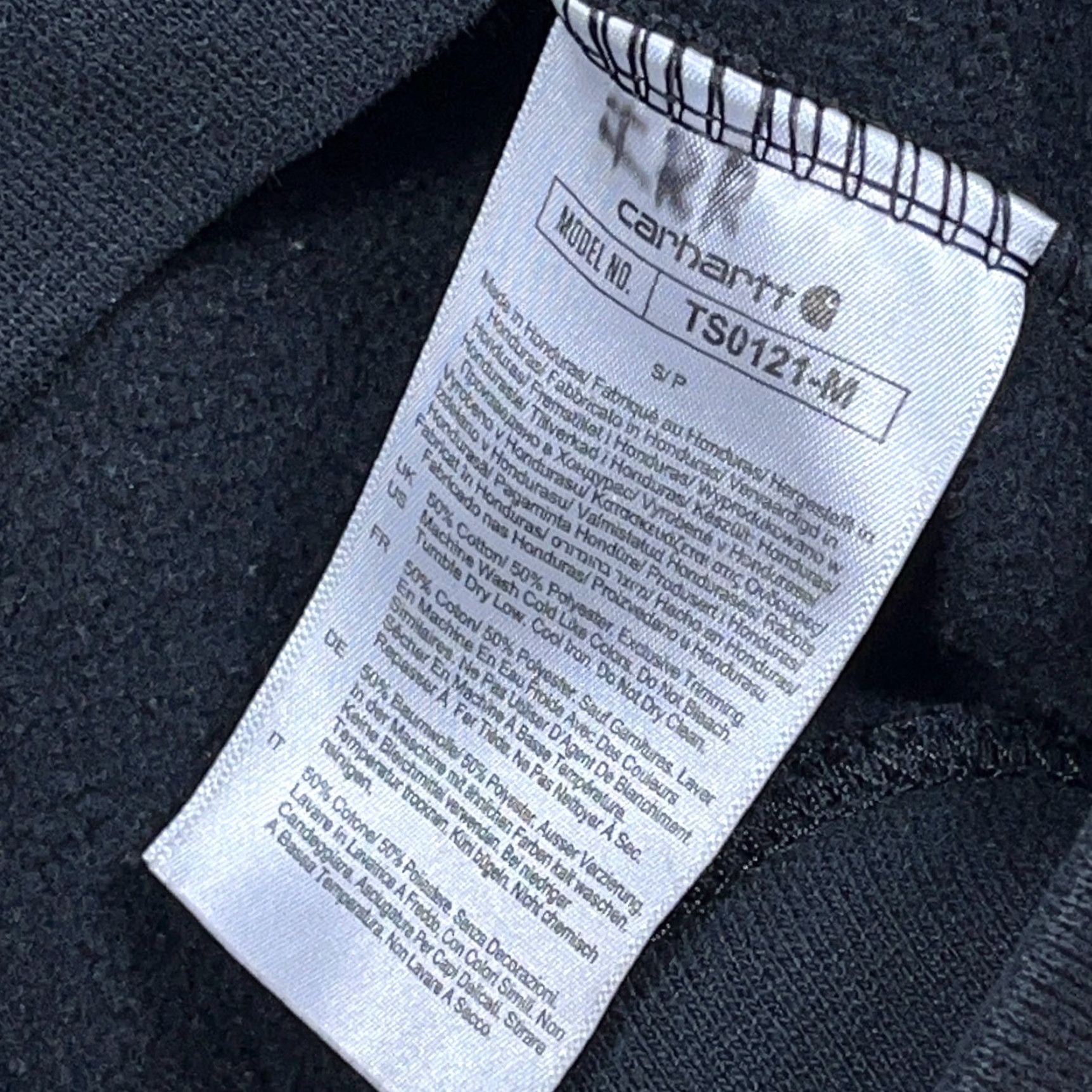 Carhartt Carhartt Hoodie Men Small Black Loose Fit Sweatshirt Baggy Faded Work Wear Size US S / EU 44-46 / 1 - 6 Thumbnail