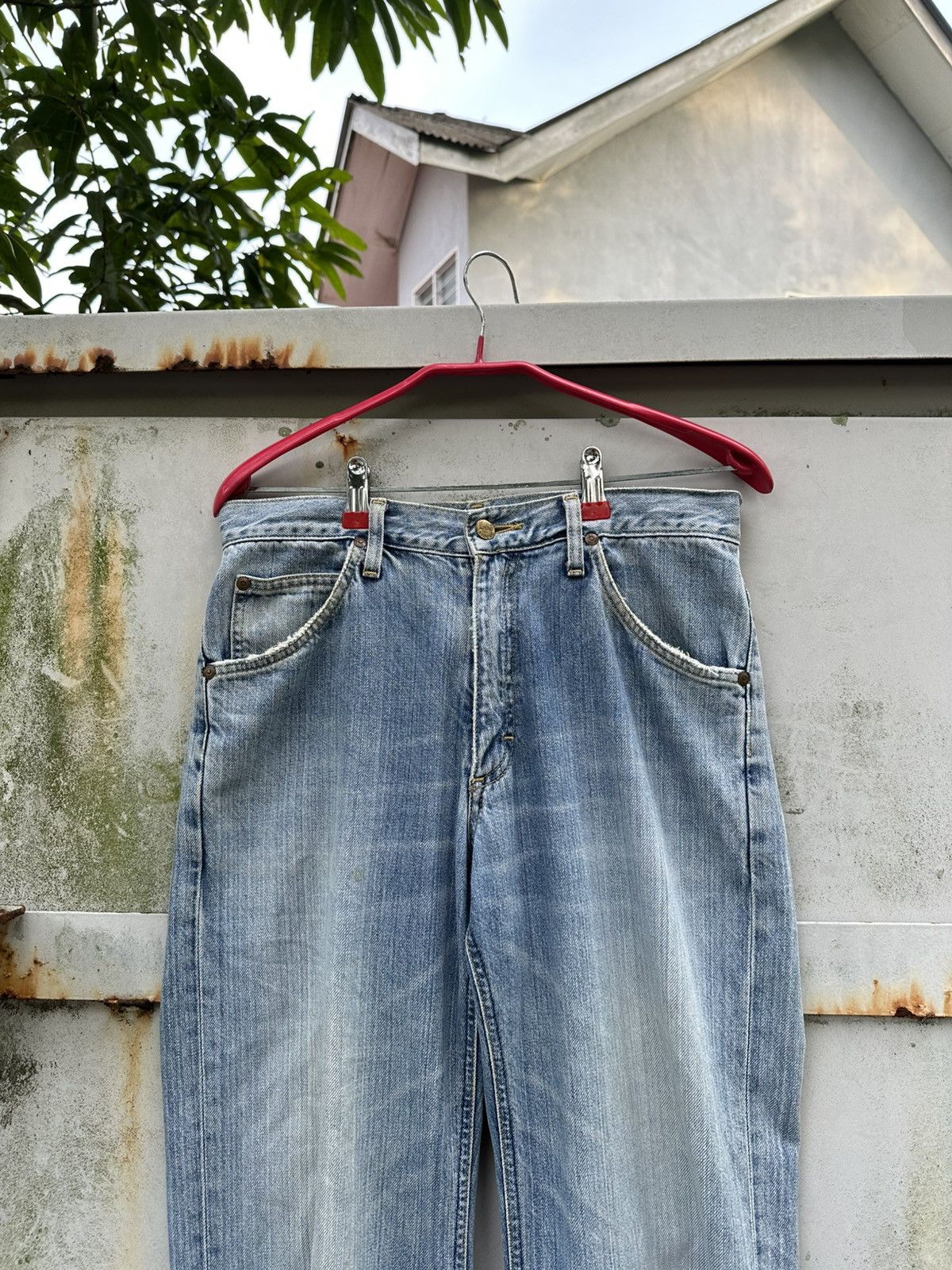 Lee Vintage Lee Riders Sanforized Straight Cut Distressed Jeans Size US 30 / EU 46 - 6 Thumbnail