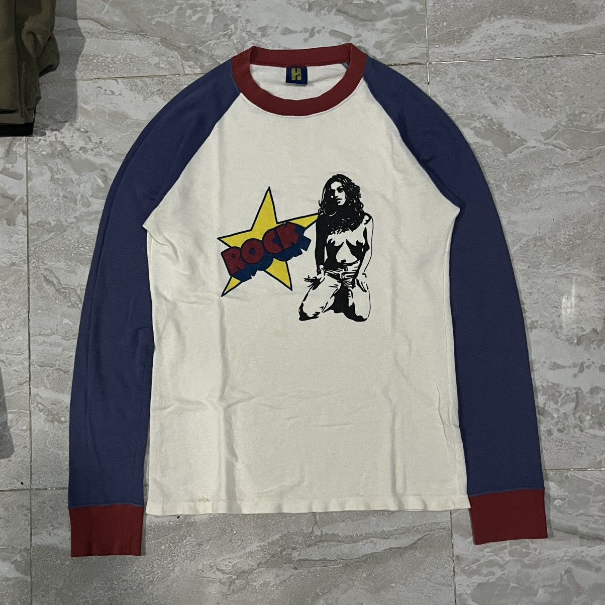 (LAST DROP) Vintage 90 Hysteric Glamour Rock Long Sleeve Tee