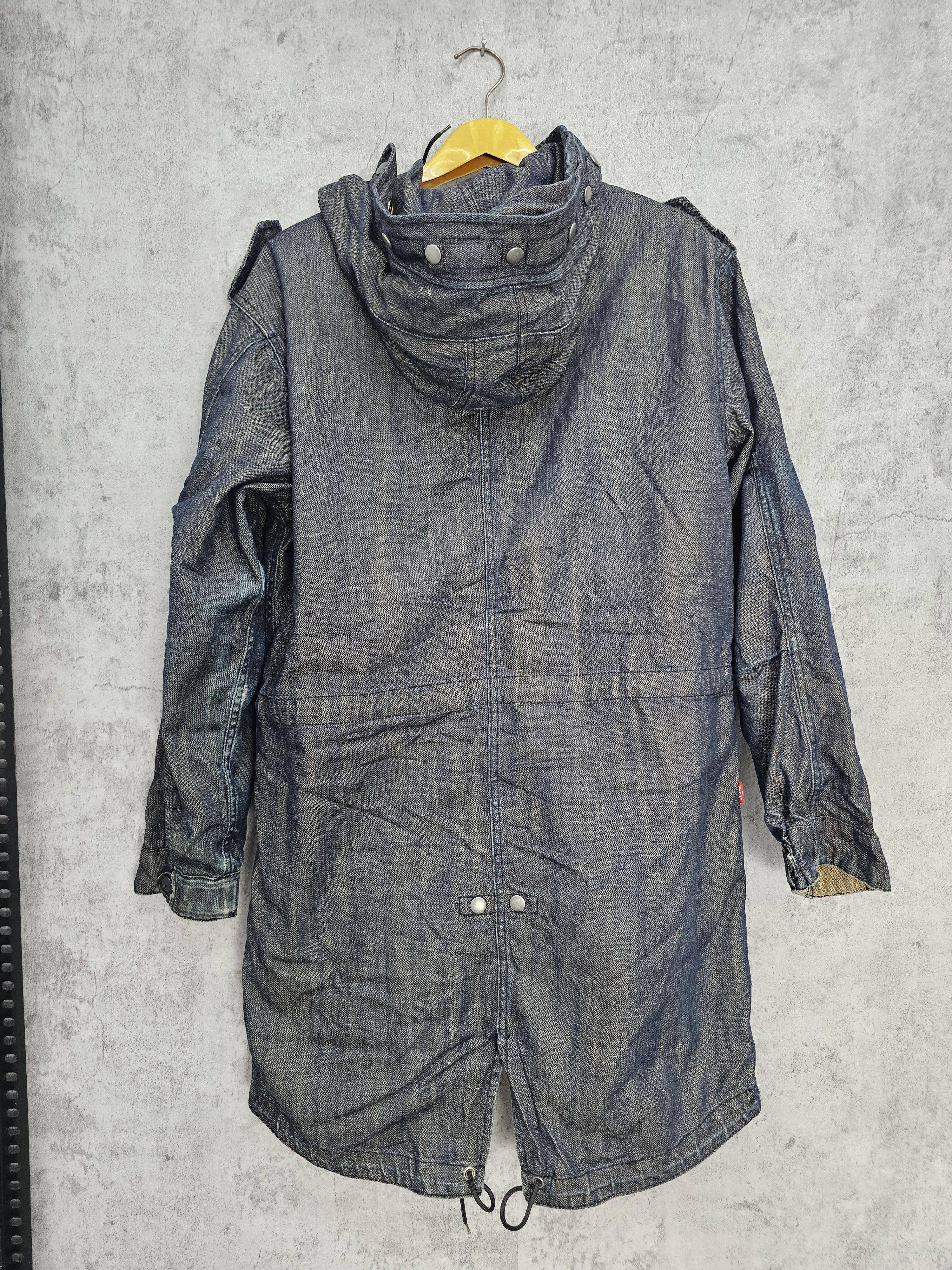 Levi's Vintage LEVIS Parka Sherpa Denim Jacket J0085 Size US M / EU 48-50 / 2 - 2 Thumbnail