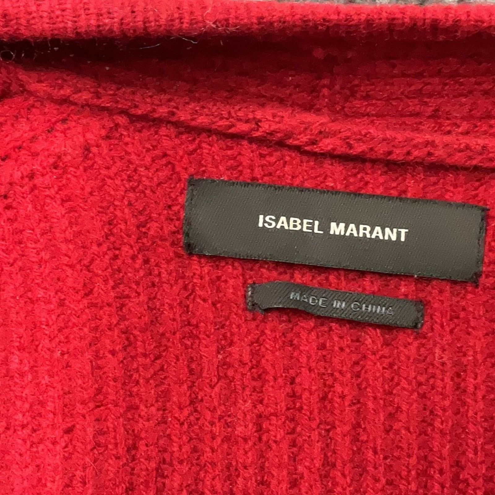 Isabel Marant Isabel Marant Bailey Wool-Cashmere Sweater - Size 2 - Red Size XS / US 0-2 / IT 36-38 - 7 Thumbnail