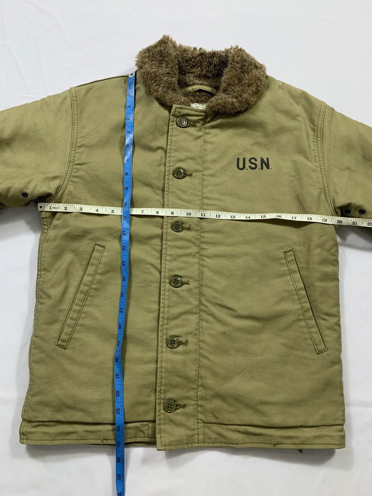 Vintage Vintage Original US Navy Deck Jacket, Alpaca Lined, Size 38 Size US M / EU 48-50 / 2 - 7 Thumbnail