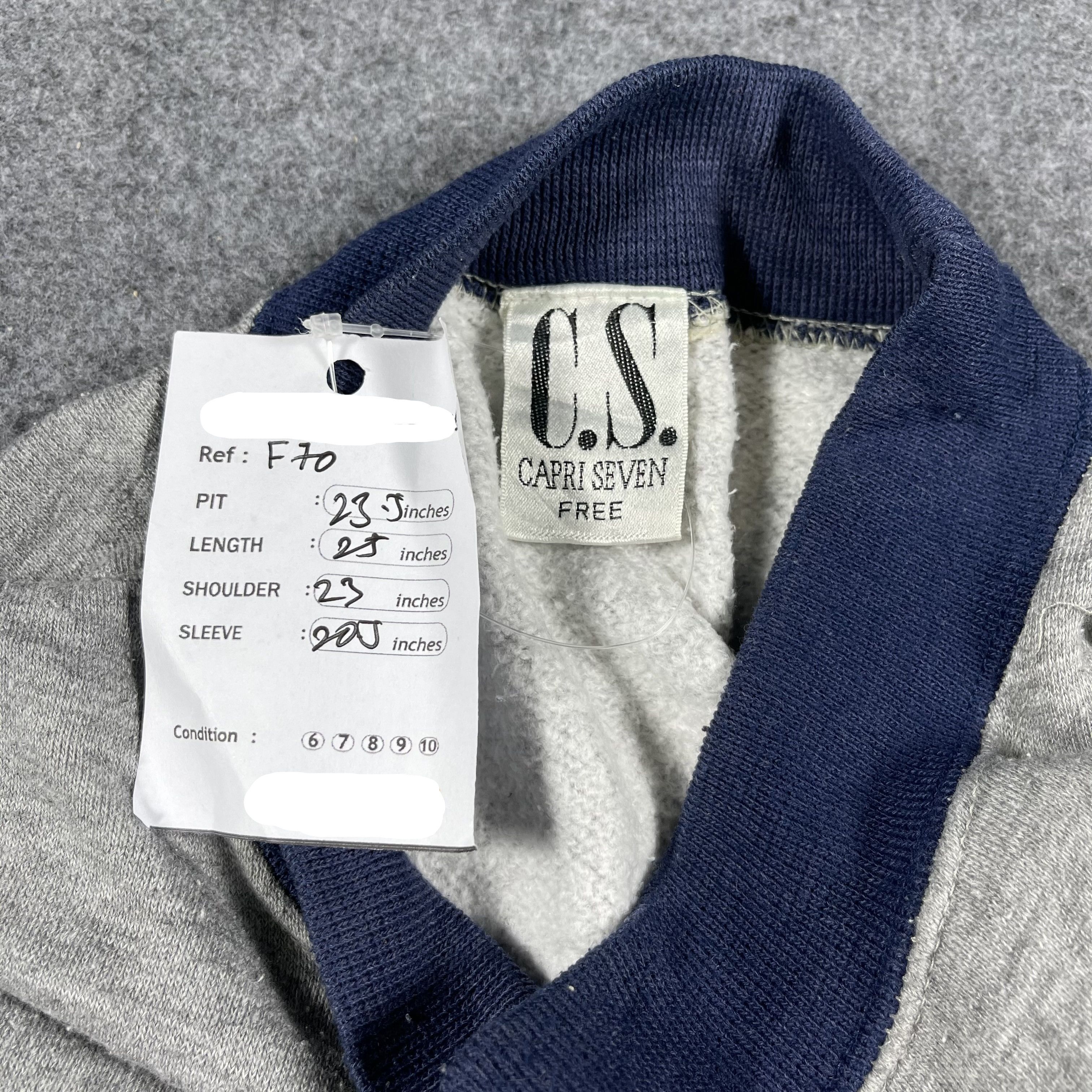 Vintage Vintage Capri Seven Street Wear Sweatshirt F70 Size US M / EU 48-50 / 2 - 6 Thumbnail