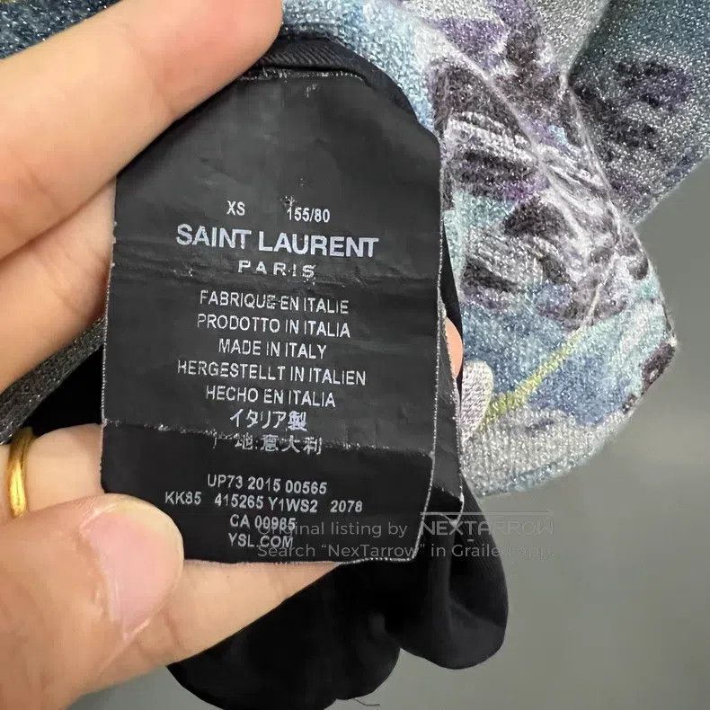 Saint Laurent Paris Saint Laurent Paris Oil painting landscape cardigan Size US XS / EU 42 / 0 - 4 Thumbnail
