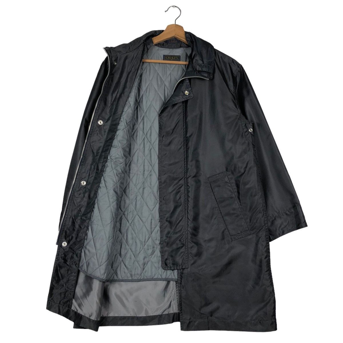 Japanese Brand 🔥Vintage Long Jacket Waxed Design Chaps Ralph Laure Size US S / EU 44-46 / 1 - 11 Thumbnail