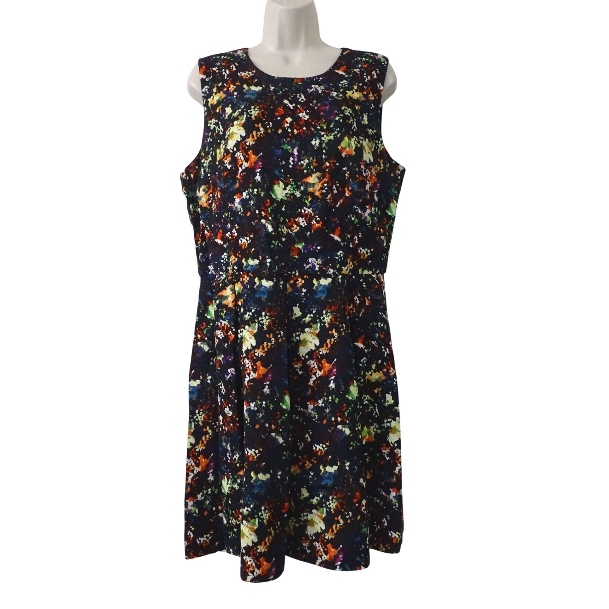 Gap Gap Floral Sleeveless Fit and Flare Pleated Dress Size 14 Size XL / US 12-14 / IT 48-50 - 1 Thumbnail