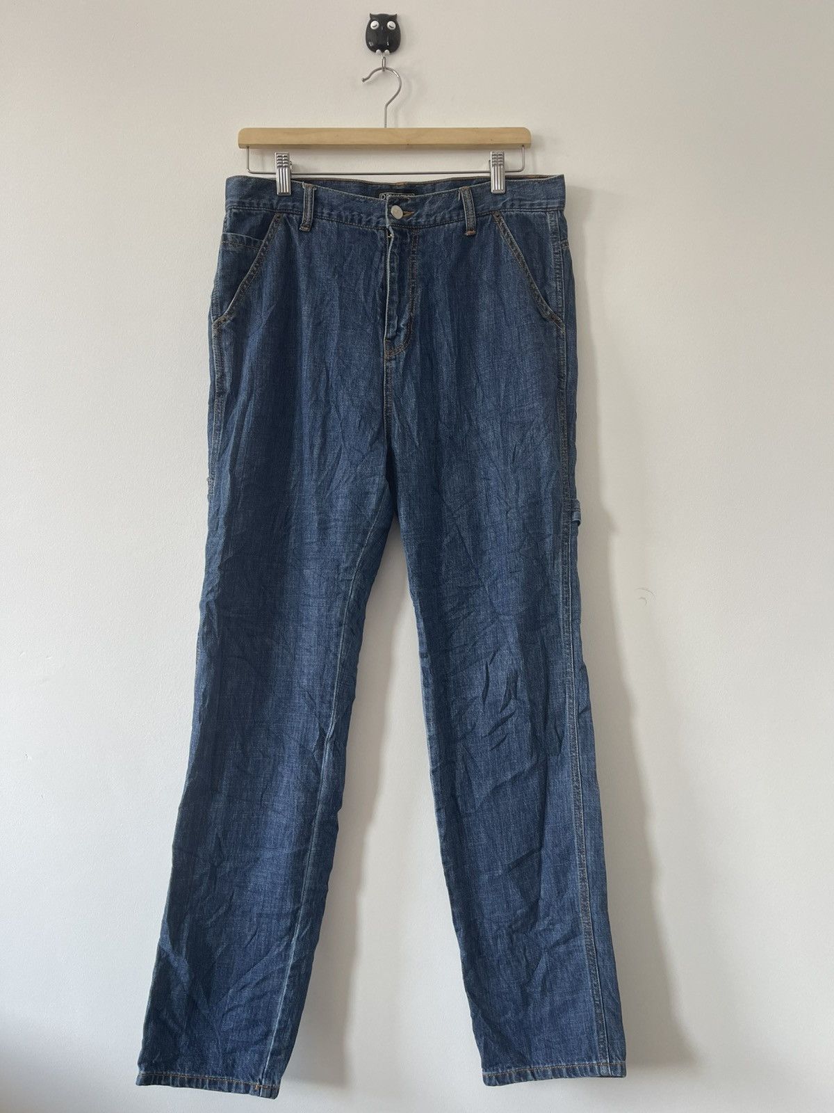 Japanese Brand Rare Vintage DEVILUSE High Waist Carpenter Style Jeans Size US 34 / EU 50 - 7 Thumbnail