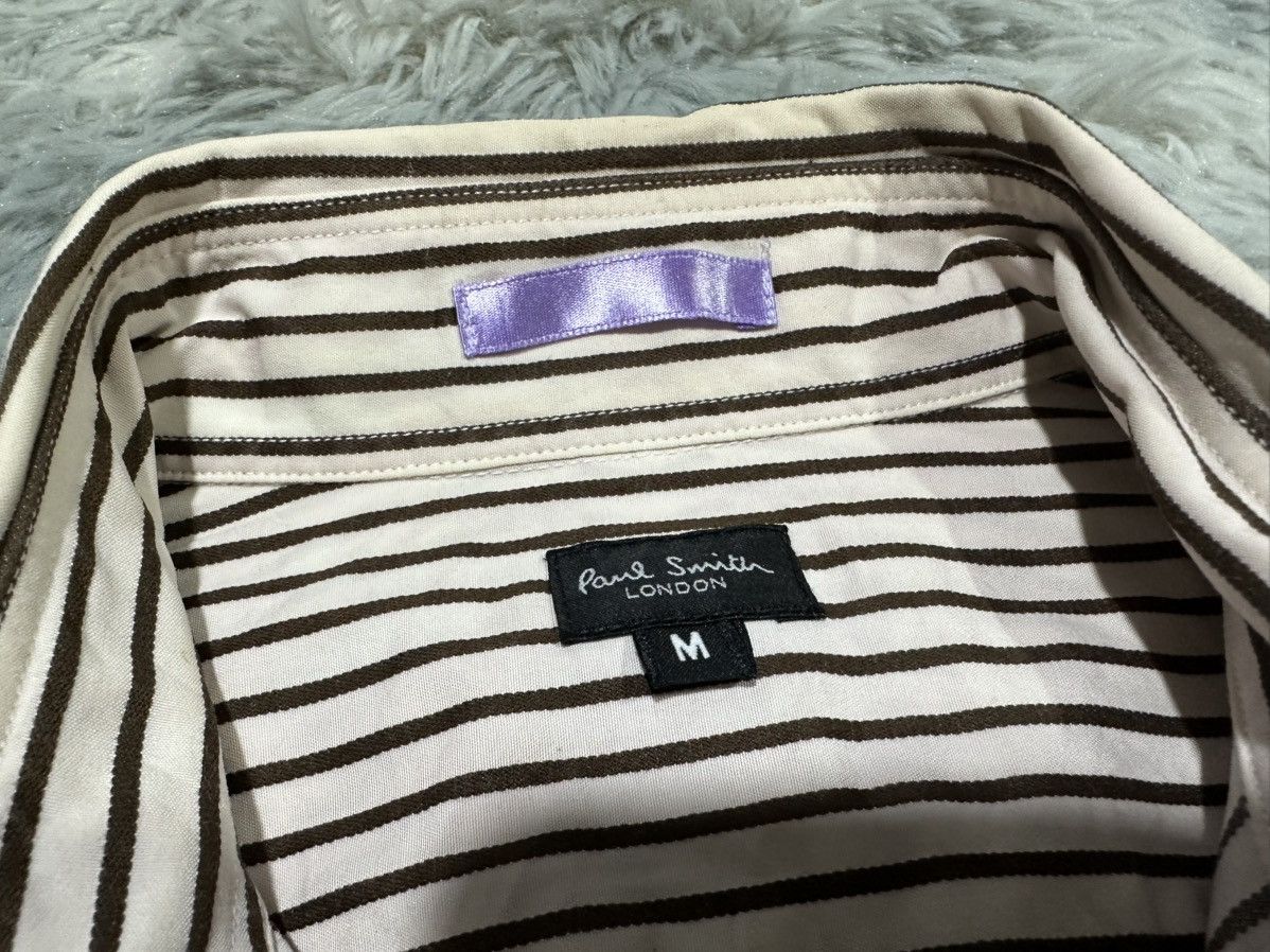 Paul Smith 🔥Vintage Paul Smith Striped Shirt Short Sleeve Size US M / EU 48-50 / 2 - 3 Thumbnail