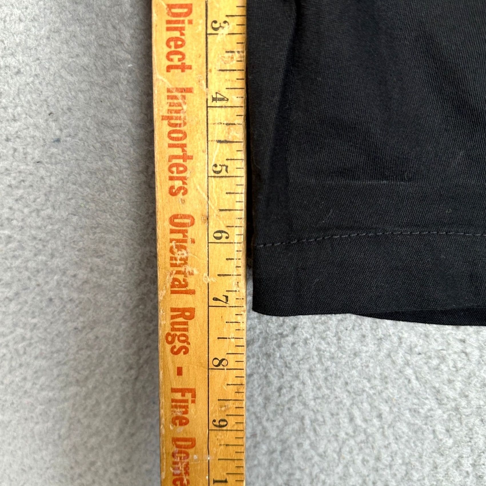 Wrangler Wrangler Shorts Mens 38 Black NEW 38X7 Regular Fit Chino Khaki Flat Front Stretch Size US 38 / EU 54 - 7 Thumbnail