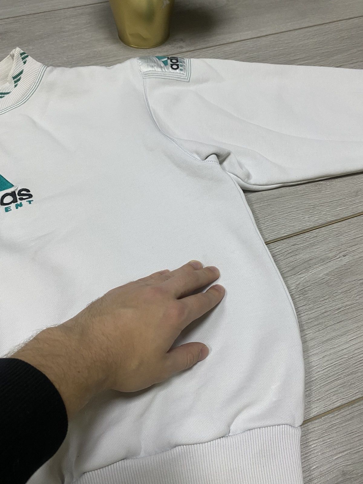 Adidas Adidas Equipment 90s monogram vintage sweatshirt big logo Size US M / EU 48-50 / 2 - 9 Thumbnail
