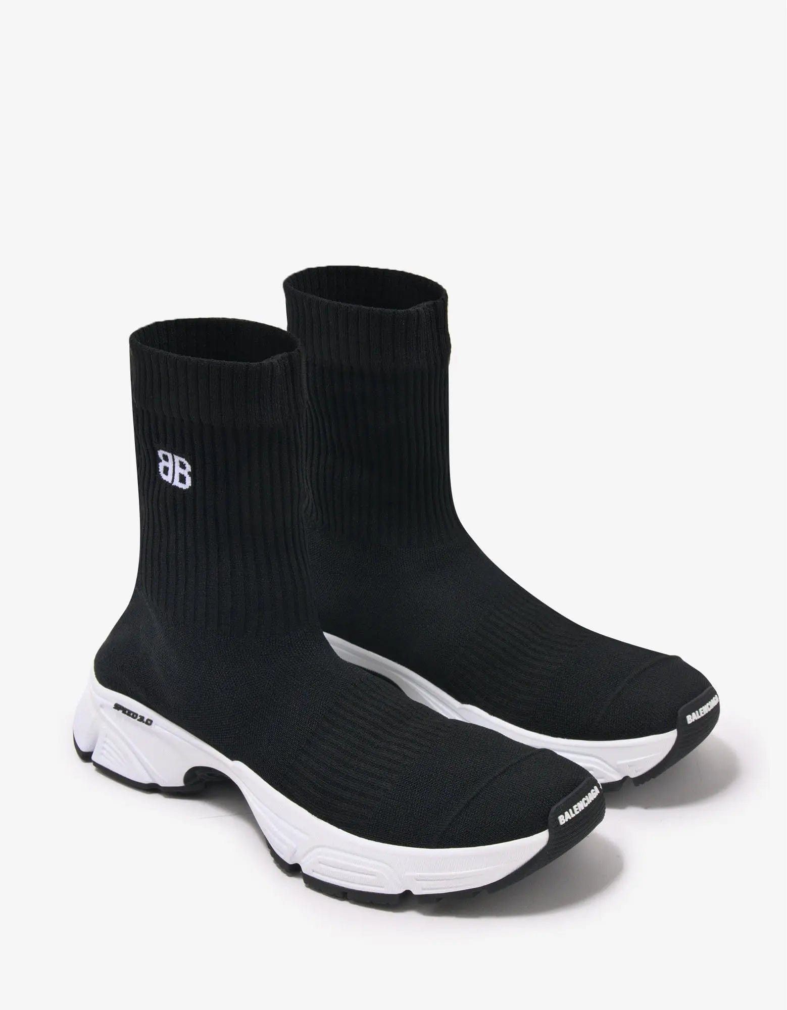 Balenciaga Balenciaga Black Speed 3.0 Trainers - SS21 Size US 9 / EU 42 - 1 Thumbnail