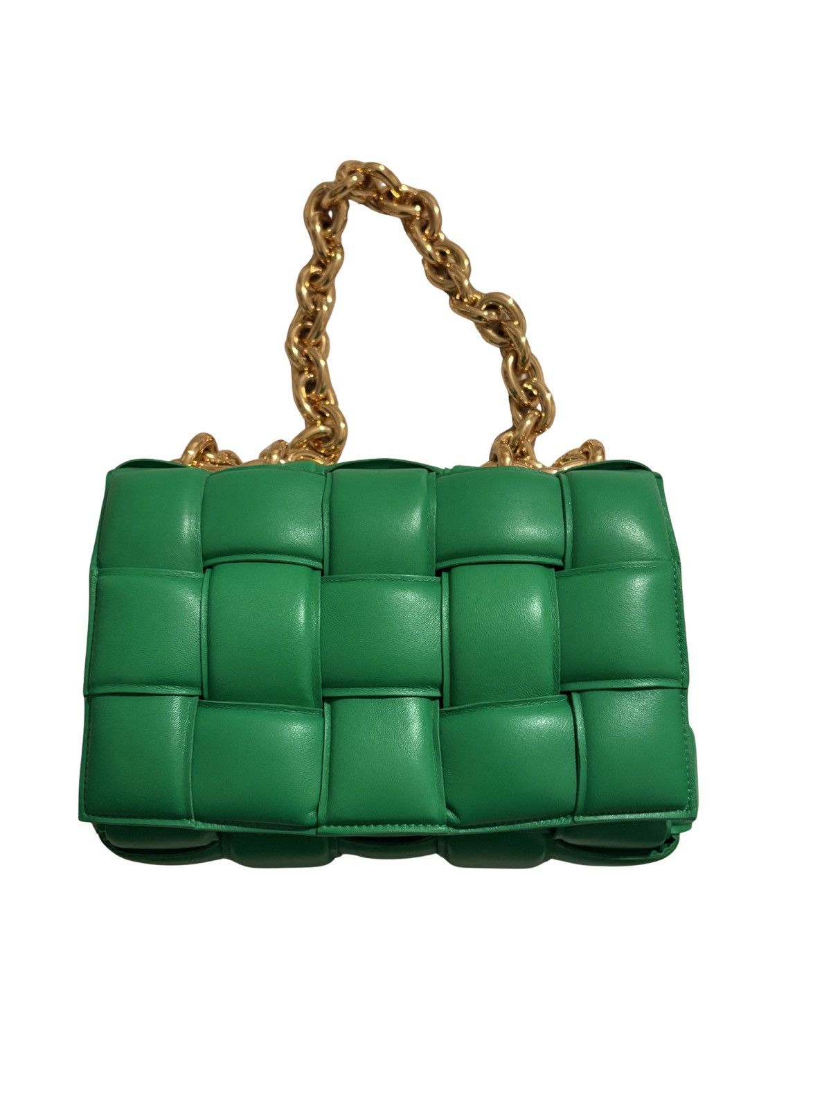 Bottega Veneta Bottega Veneta Green Golden-Chain Casette Size ONE SIZE - 3 Thumbnail