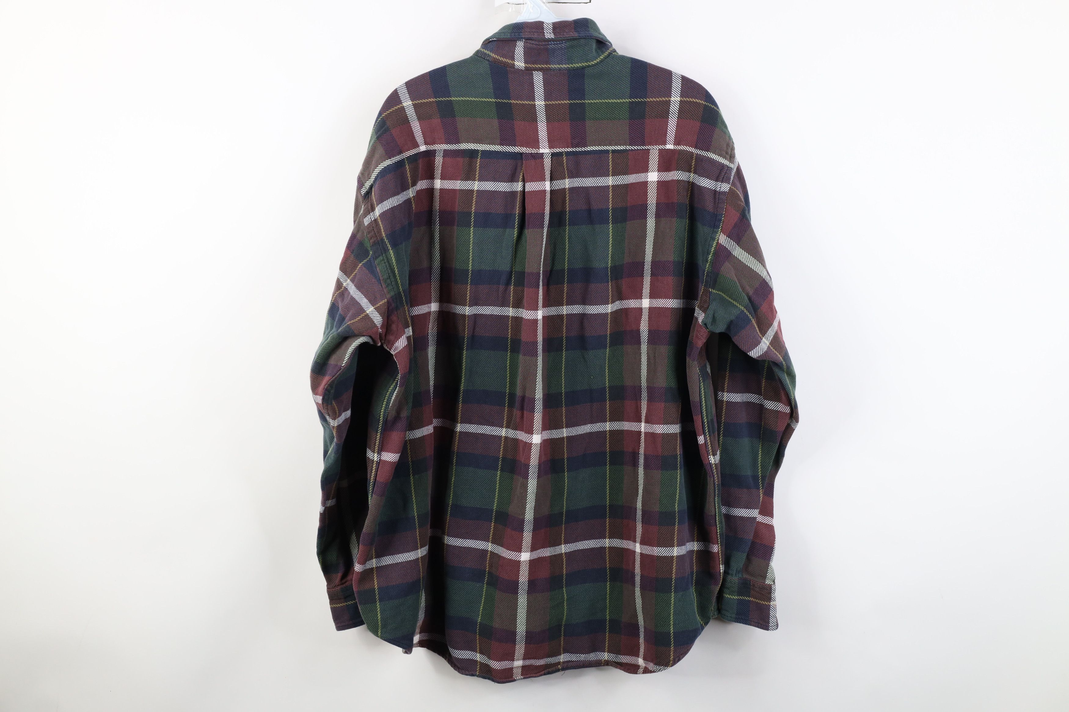 Vintage Vintage 90s Streetwear Flannel Collared Button Down Shirt Size US XL / EU 56 / 4 - 11 Thumbnail
