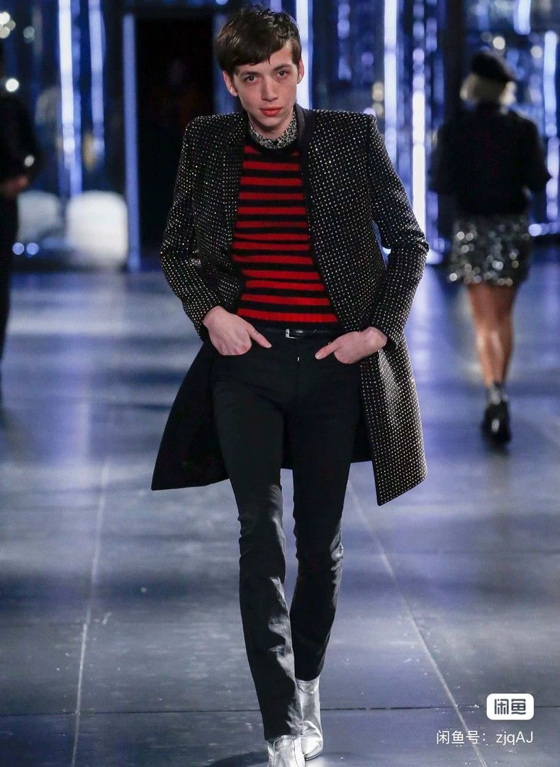 Saint Laurent Paris Saint Laurent Black and red stripes sweater 2504-Nextarrow Size US S / EU 44-46 / 1 - 8 Thumbnail