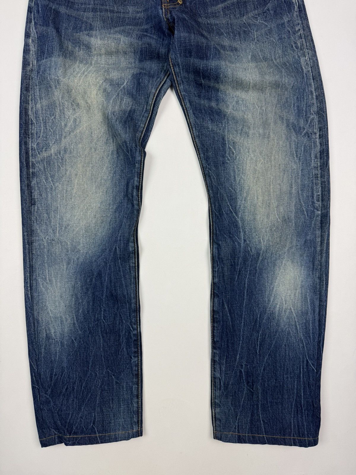 Prps PRPS Washed Selvage Denim Jeans Size US 34 / EU 50 - 4 Thumbnail