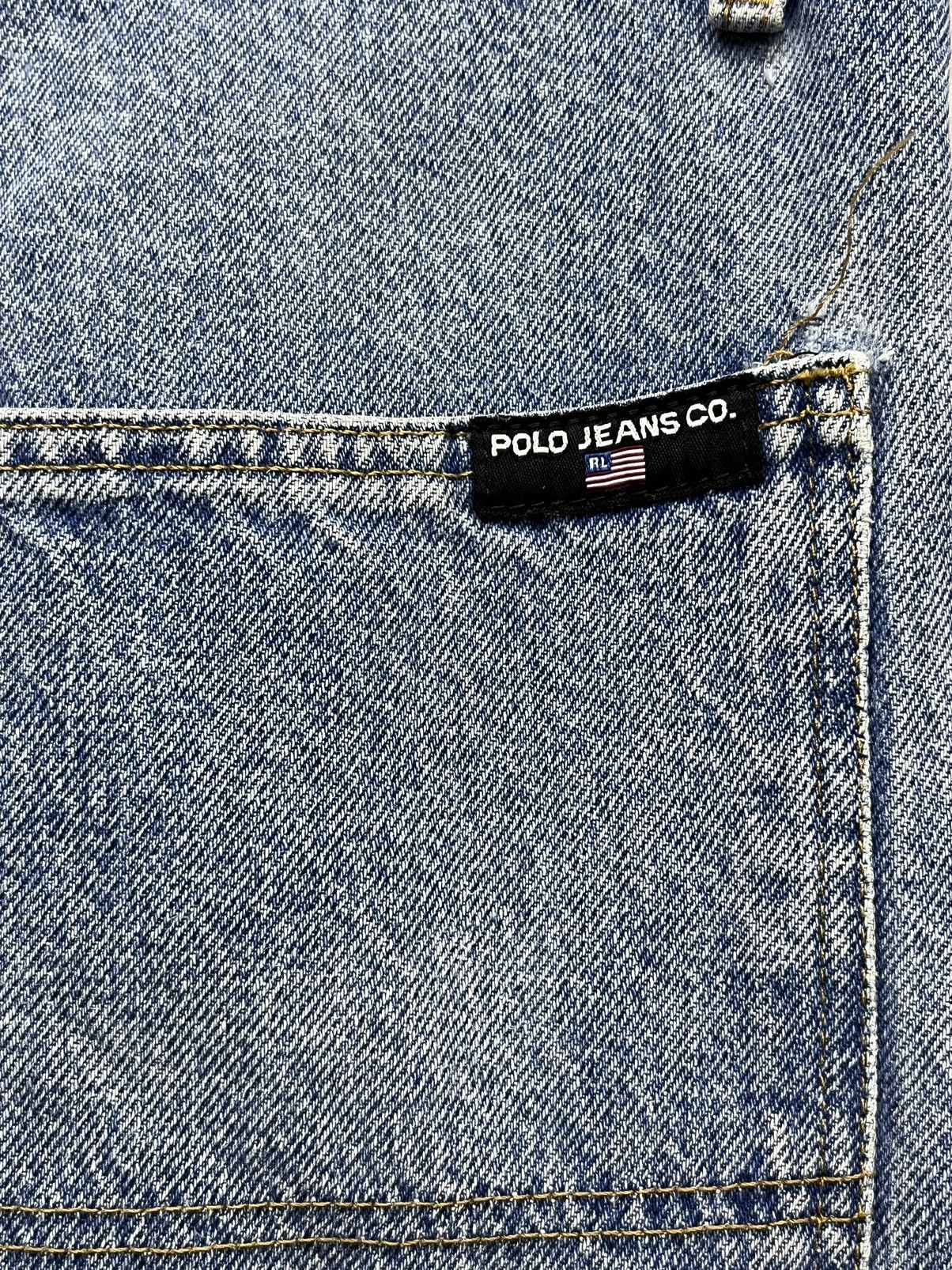 Polo Ralph Lauren 🔥POLO RL Spell-Out Red Hammer Loop Carpenter Baggy HipHop Size US 33 - 10 Thumbnail
