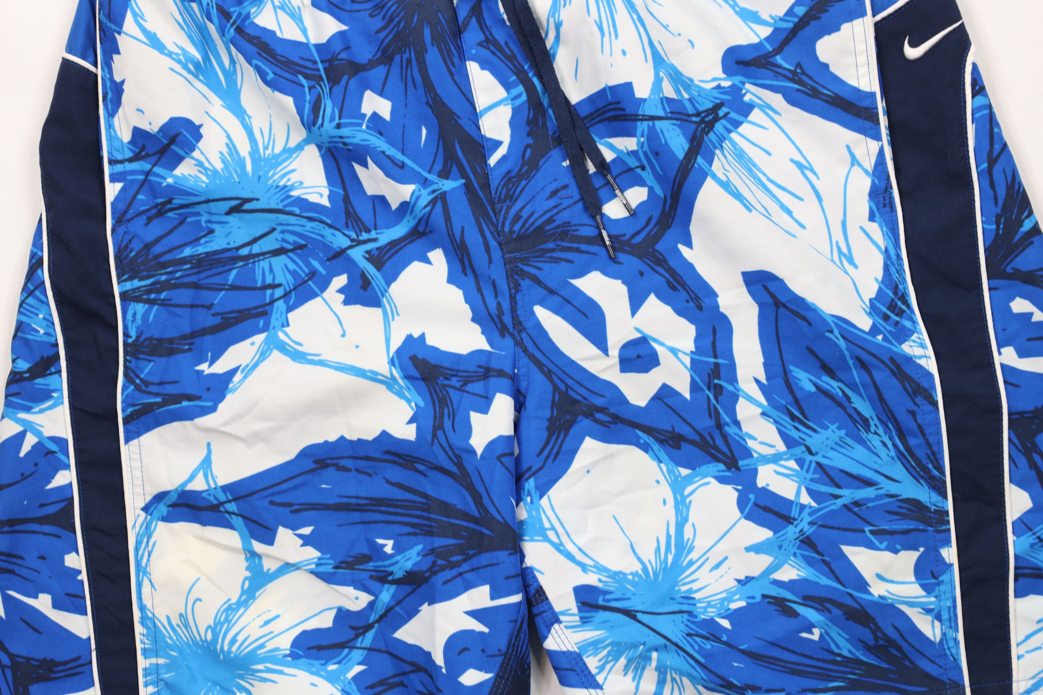 Nike × Vintage Vintage Y2K Nike Mini Swoosh Abstract Lined Swim Shorts Size US 32 / EU 48 - 3 Thumbnail