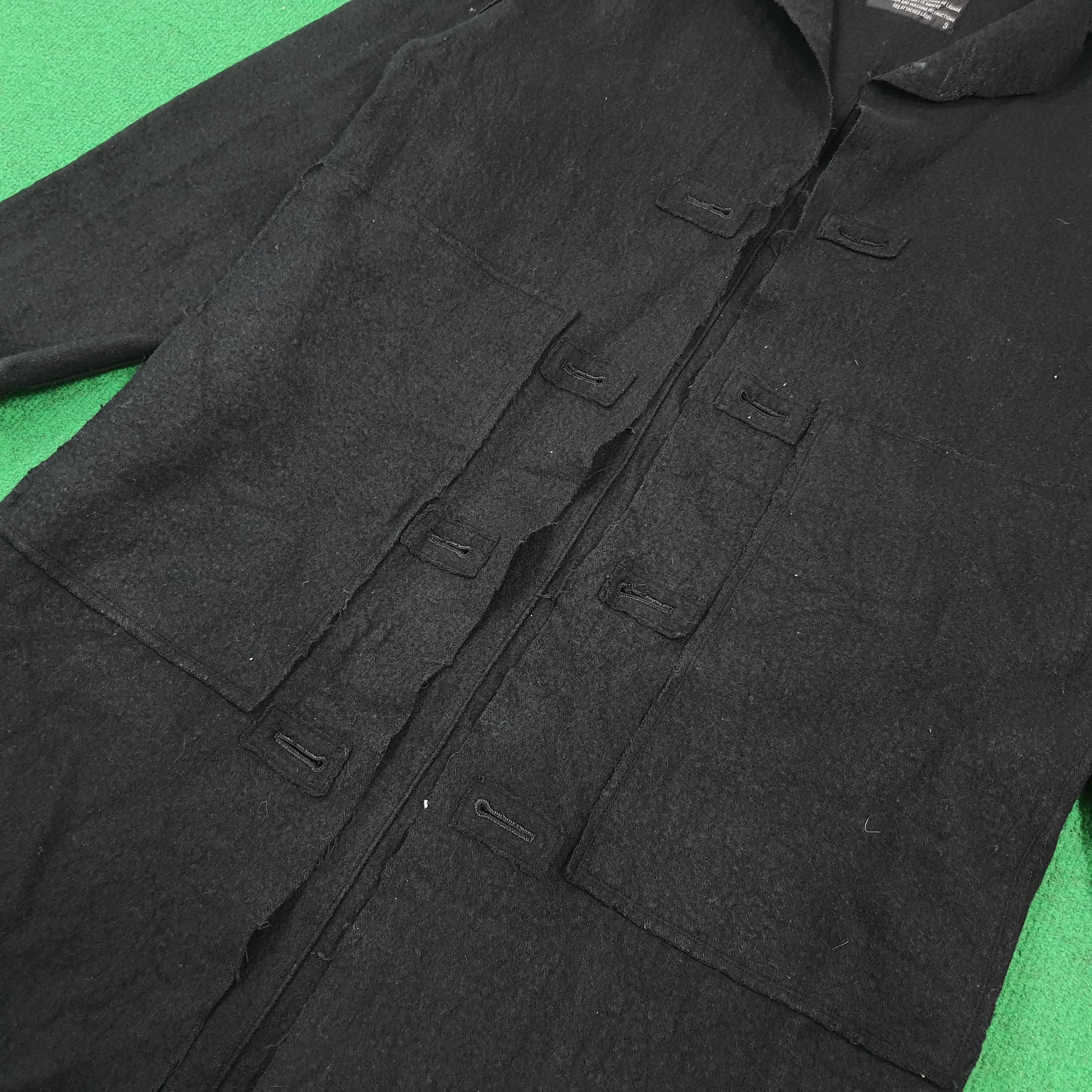 Y's Yohji Yamamoto Y's Longline Blazer Wool Linen Cardigan Size US M / EU 48-50 / 2 - 3 Thumbnail