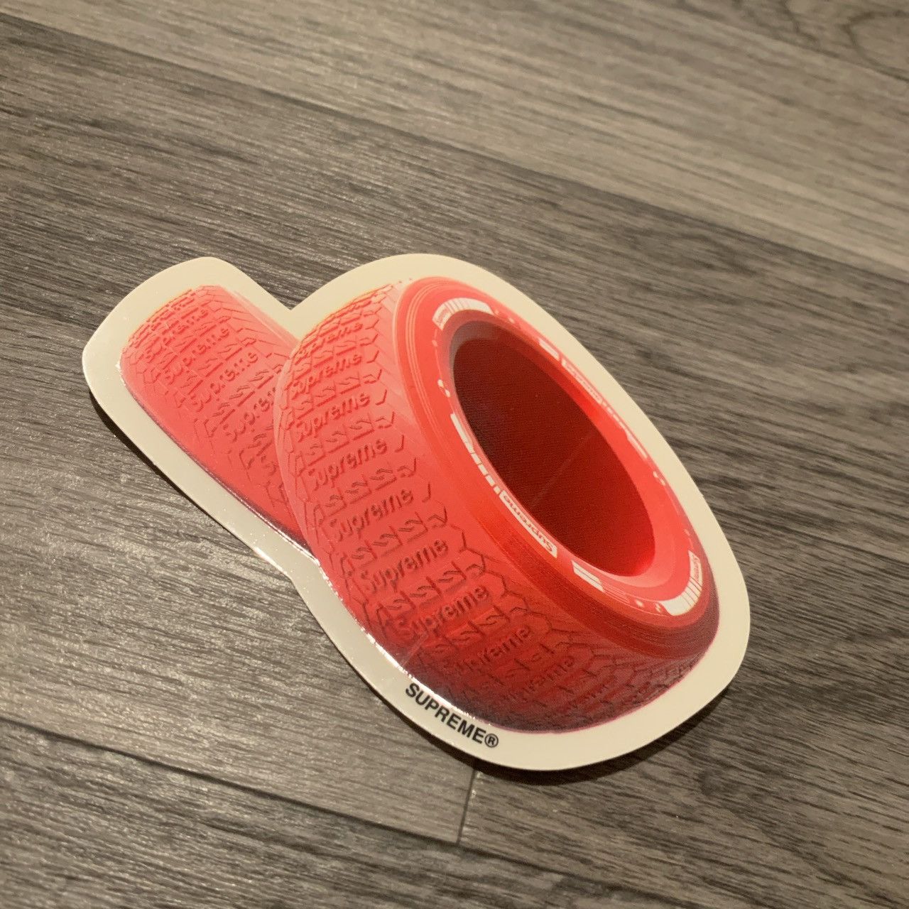 Supreme Supreme Red Tires Sticker Size ONE SIZE - 1 Preview