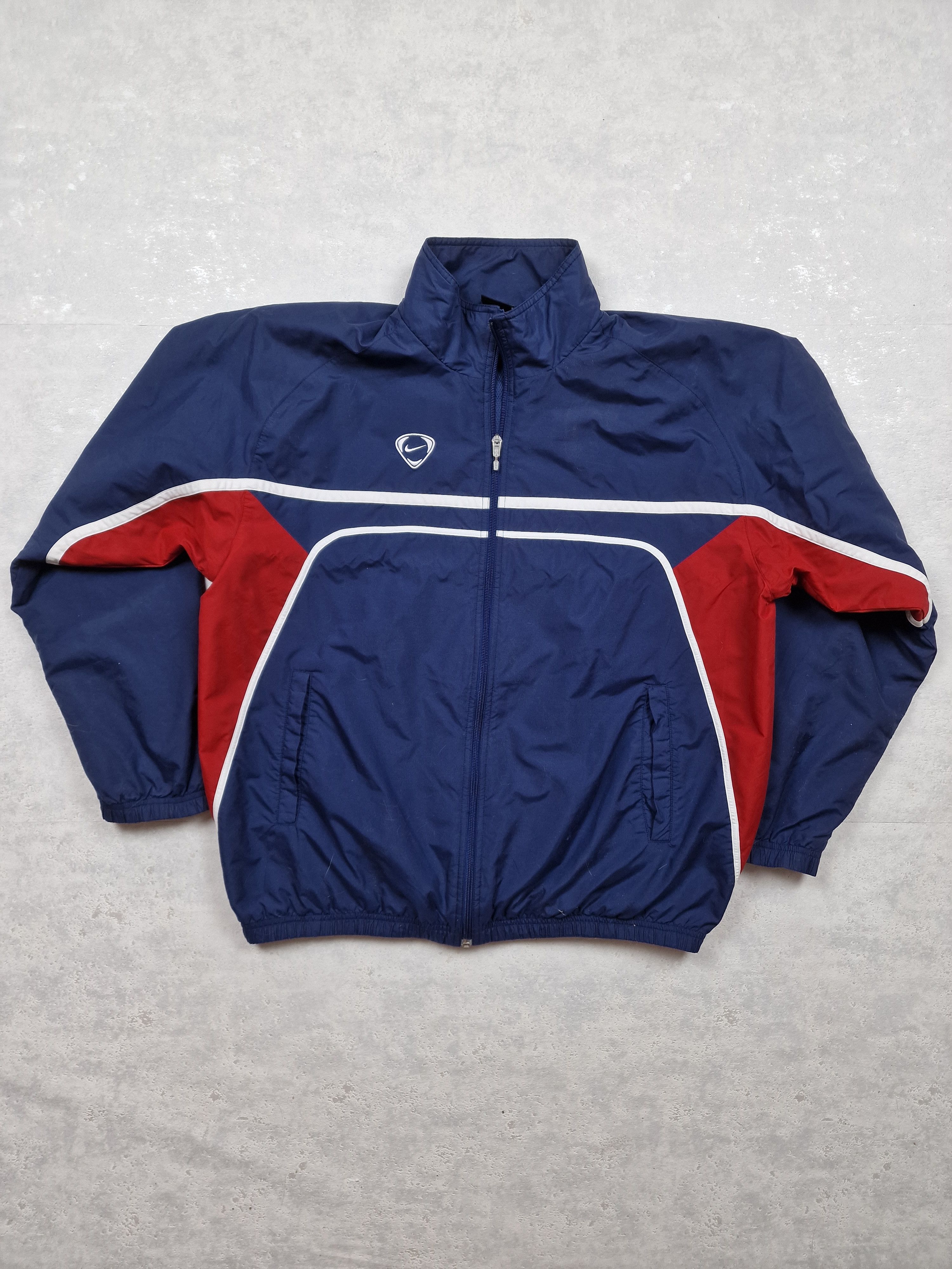 Nike 00s Nike Retro Logo Vintage Y2K Oversize Hylon Retro Jacket Size US L / EU 52-54 / 3 - 7 Thumbnail